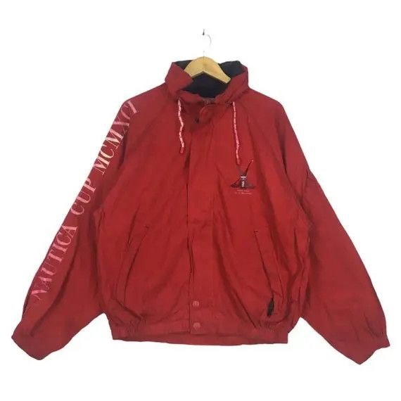 Nautica Vtg 1991 NAUTICA CUP COMPETITION Sailing Gear Jacket Coat Size US L / EU 52-54 / 3 - 1 Thumbnail