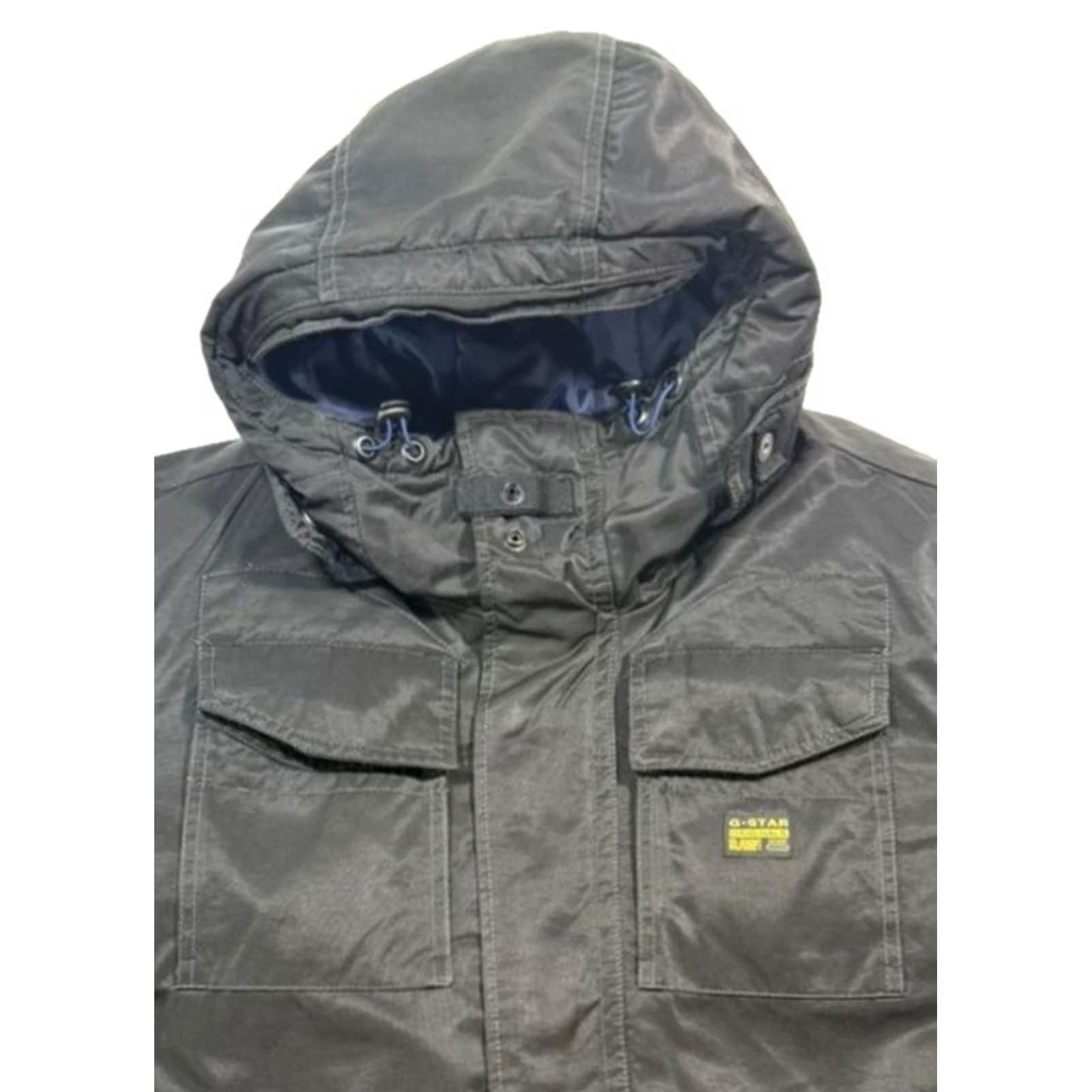 G-Star G-Star Raw Hooded Bomber Jacket Men Black Large Padded Winter Coat Size L Size US L / EU 52-54 / 3 - 3 Thumbnail
