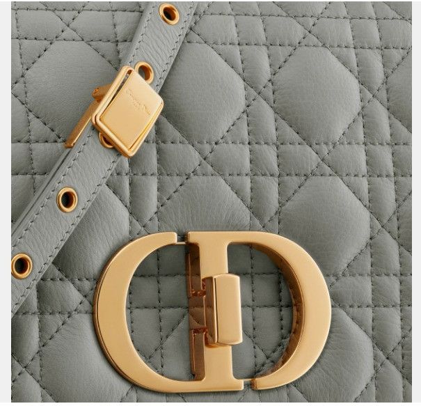 Dior o1w1db11024Size: OS / Large Caro Bag in Stone Grey Size ONE SIZE - 6 Thumbnail