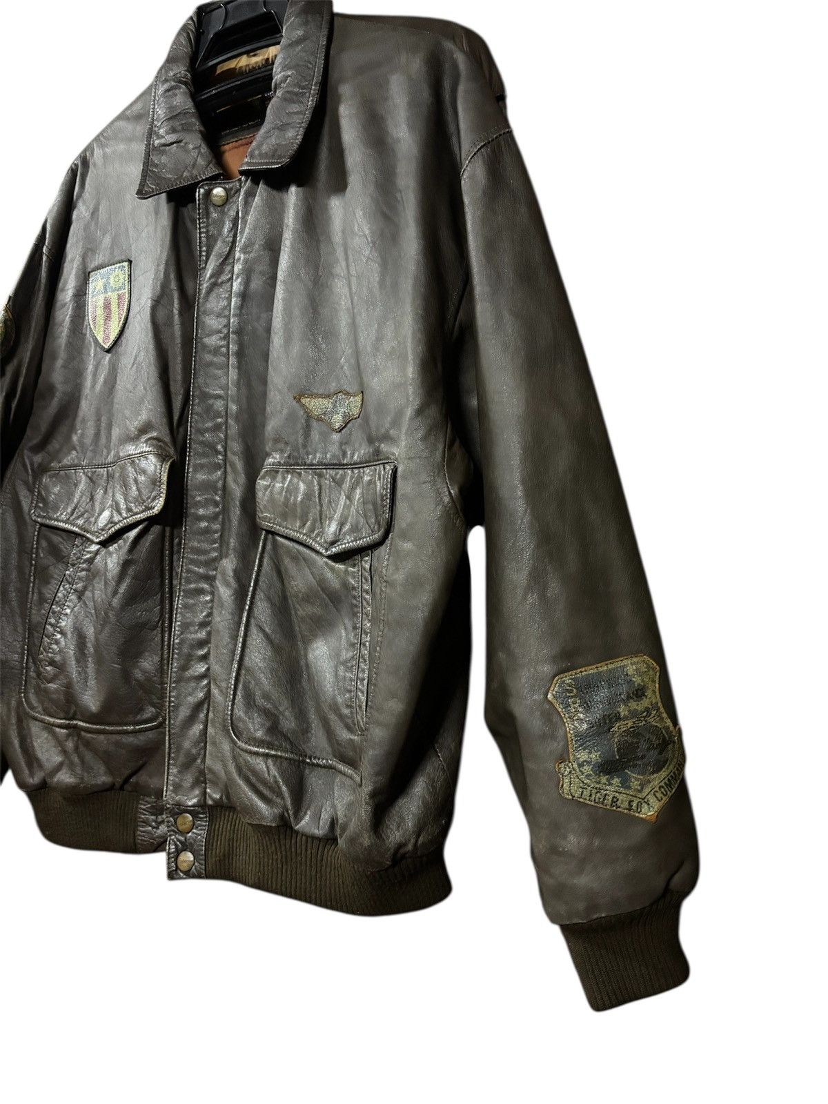 Robinson Les Bains Vintage Robinson aviator leather jacket Size US L / EU 52-54 / 3 - 6 Thumbnail