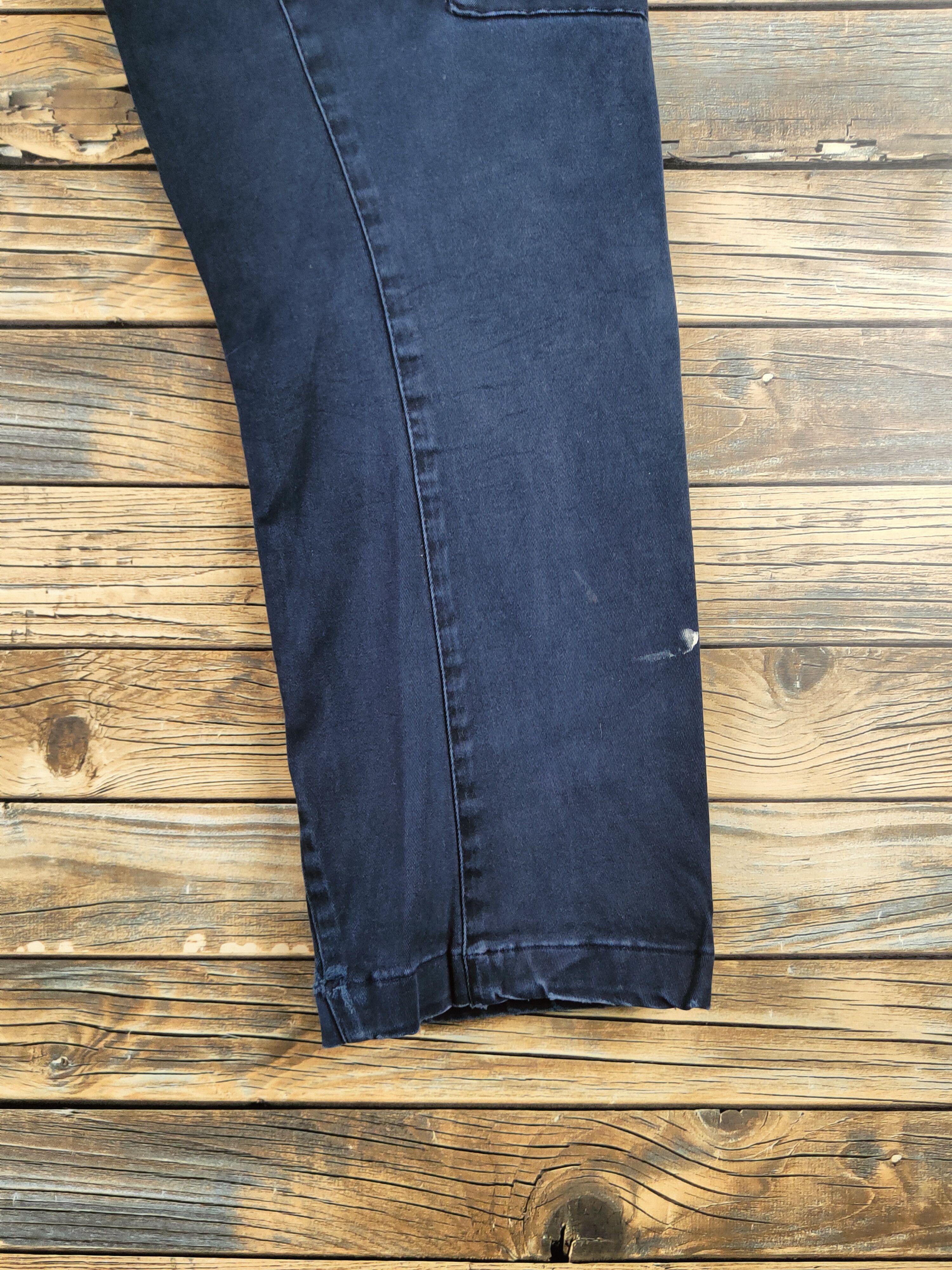 Japanese Brand Genba-Xebex Dark Blue Multipocket Cargo Pants #S2818 Size US 32 / EU 48 - 11 Thumbnail