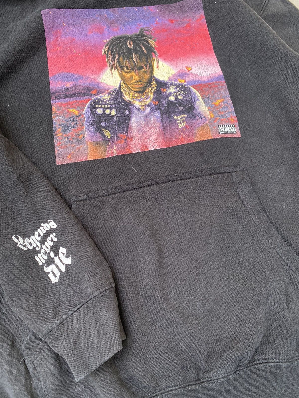 Band Tees Vintage Y2K Juice World Styled Legends Never Die Hoodie Size US XL / EU 56 / 4 - 3 Thumbnail