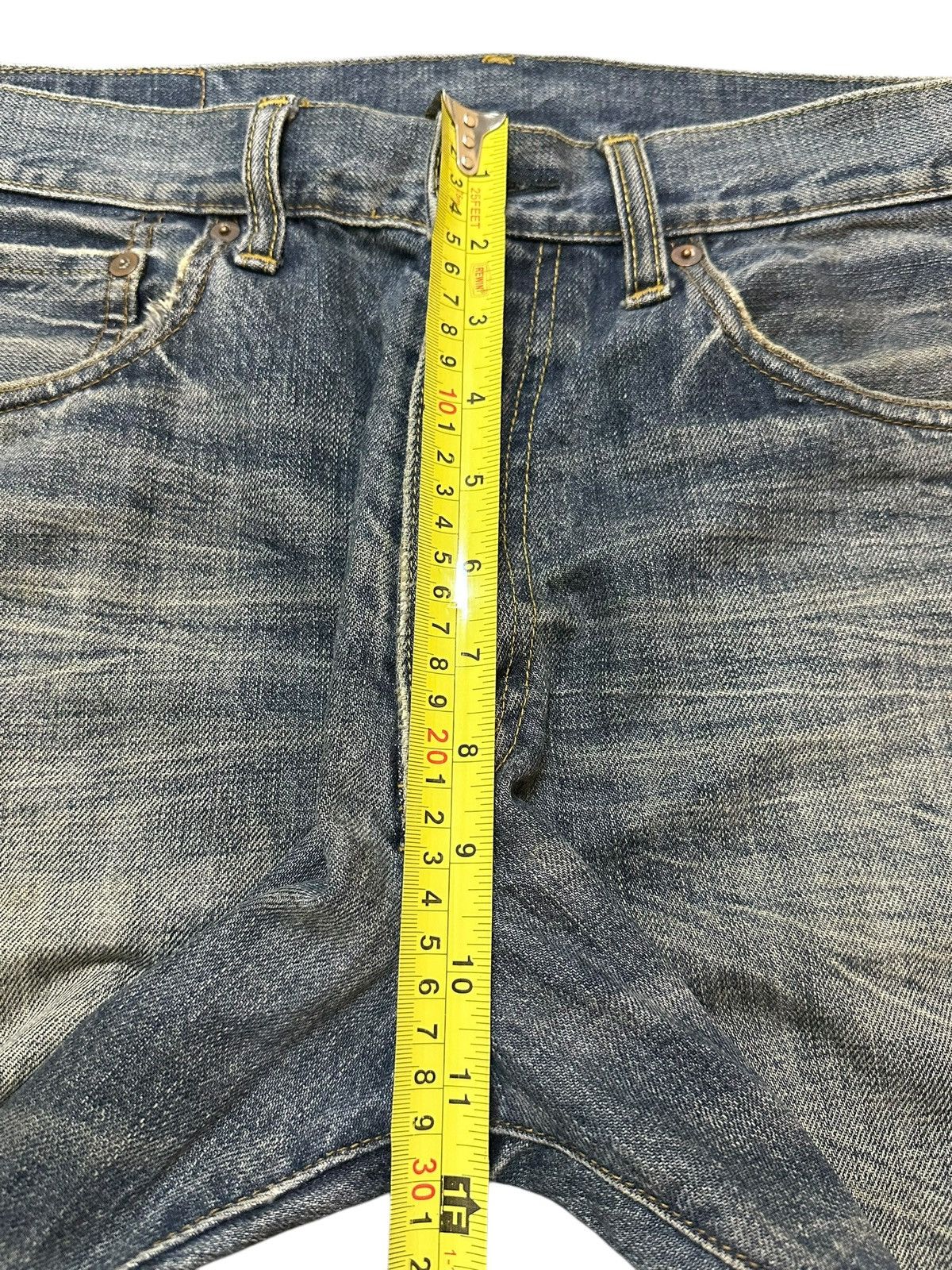 Japanese Brand Vintage Japanese Brand Blue Mud Wash Style Baggy Jeans Size US 32 / EU 48 - 14 Thumbnail