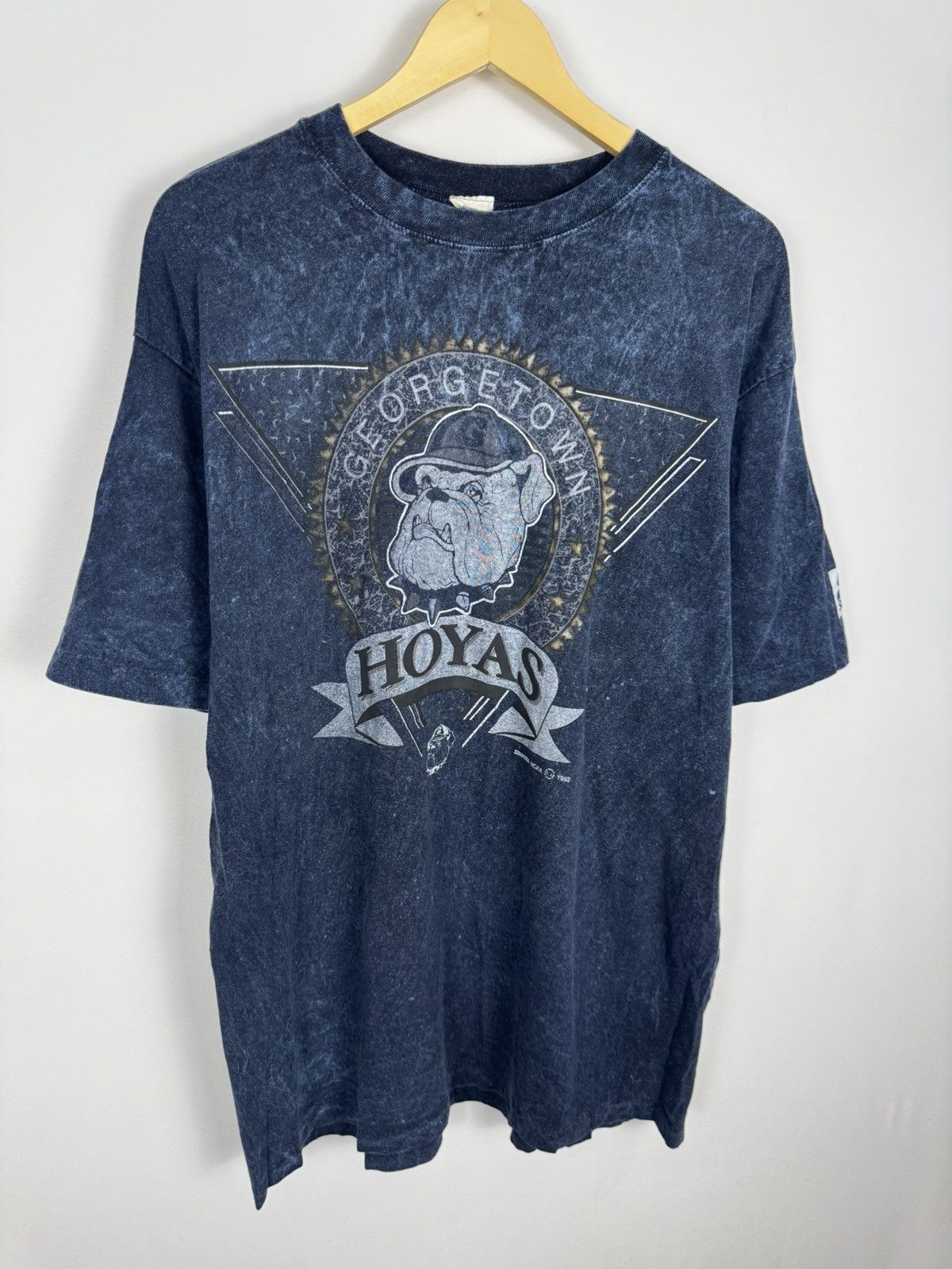 Starter Vintage 90s Starter Georgetown Hoyas Tee Size US XL / EU 56 / 4 - 3 Thumbnail