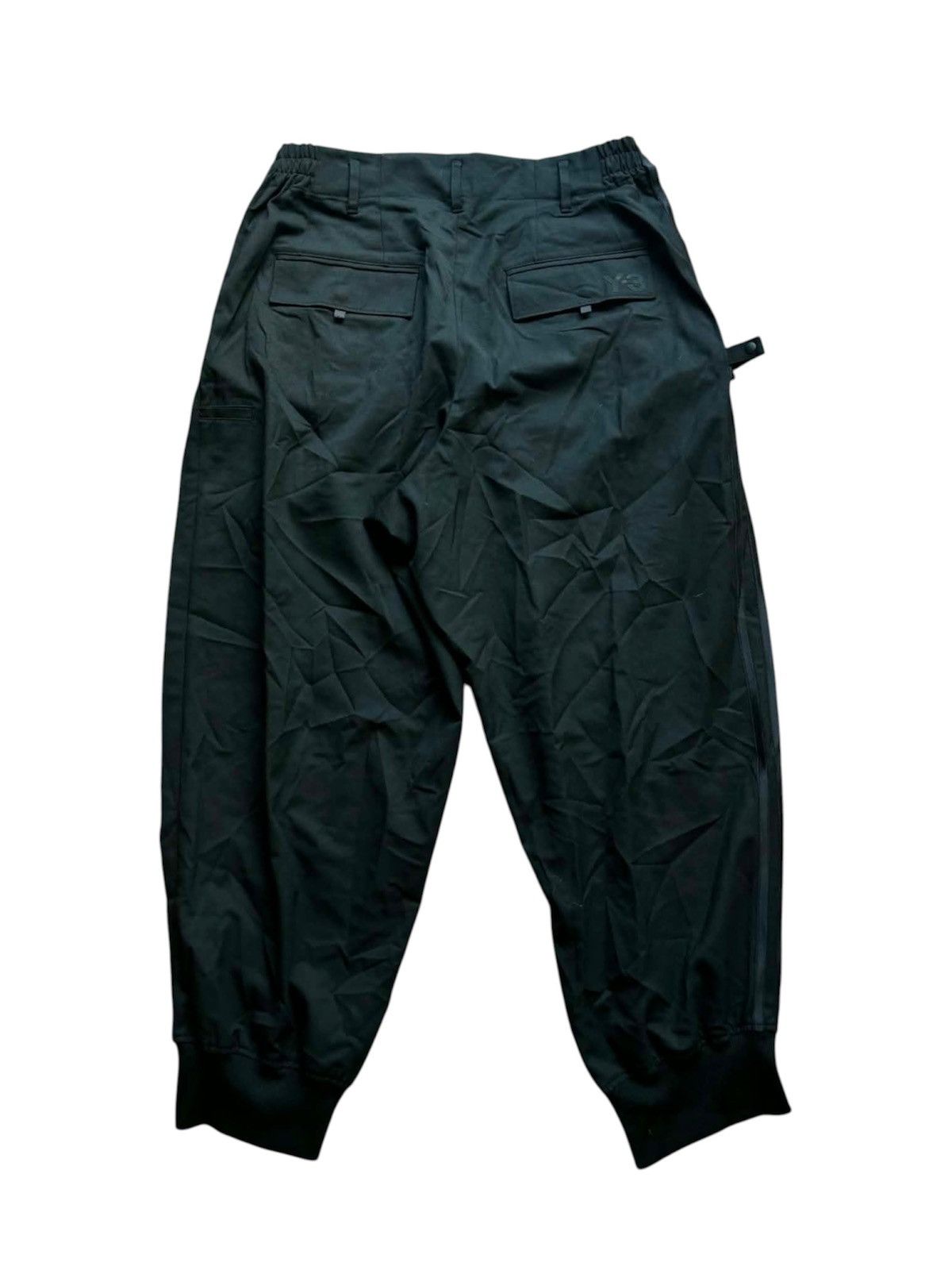 Y-3 Y3 Yohji Yamamoto Classic Refined Wool Stretch Cuffed Pants Size US 30 / EU 46 - 4 Thumbnail