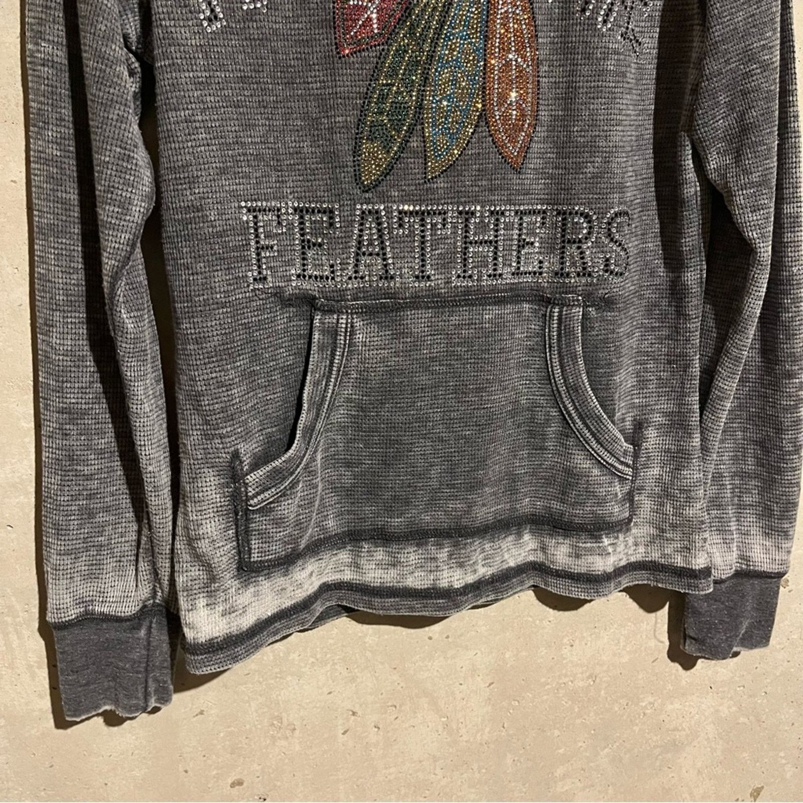Other Zen Chicago Blackhawks Hockey Long Sleeve Shirt Sz M Size M / US 6-8 / IT 42-44 - 3 Thumbnail