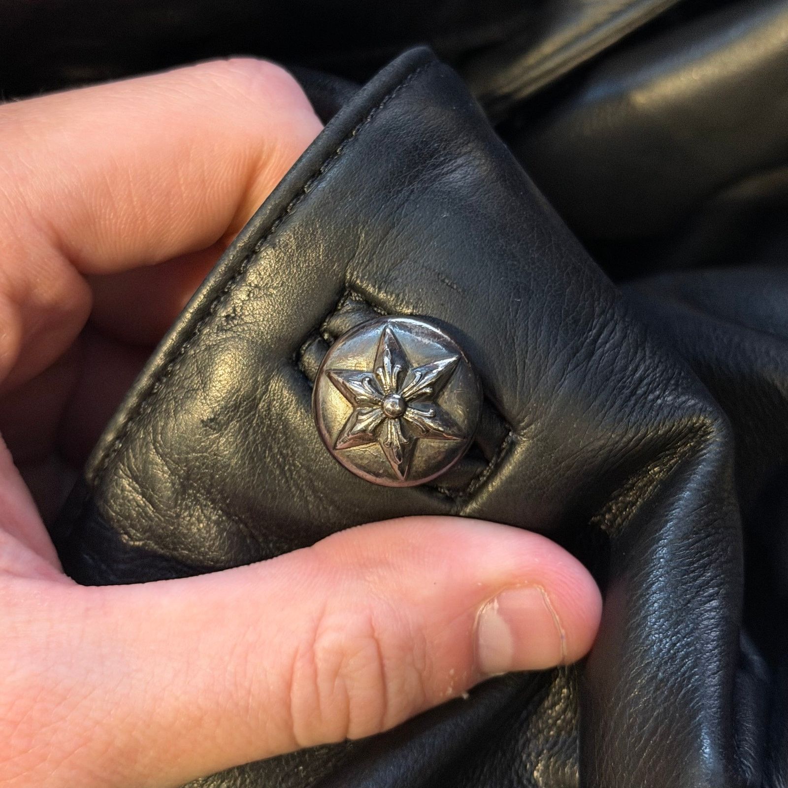 Chrome Hearts Chrome Hearts Leather Trench Jacket Size US XXL / EU 58 / 5 - 4 Thumbnail
