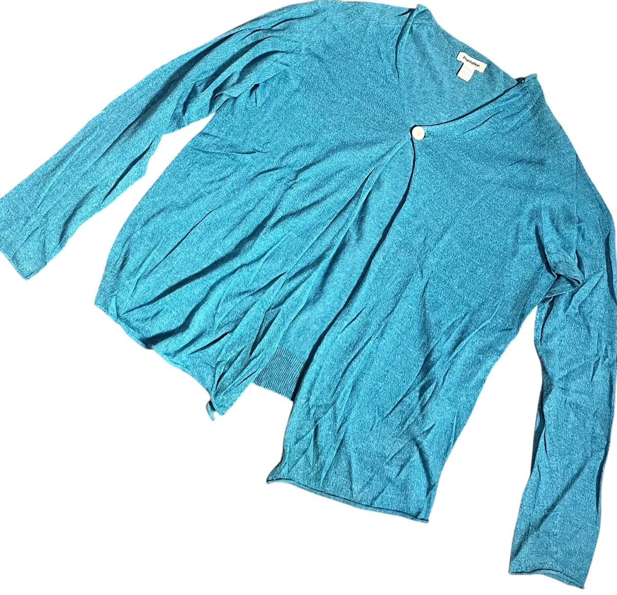 Issey Miyake Vintage issey miyake plantation flowy blue cardigan Size US M / EU 48-50 / 2 - 2 Thumbnail