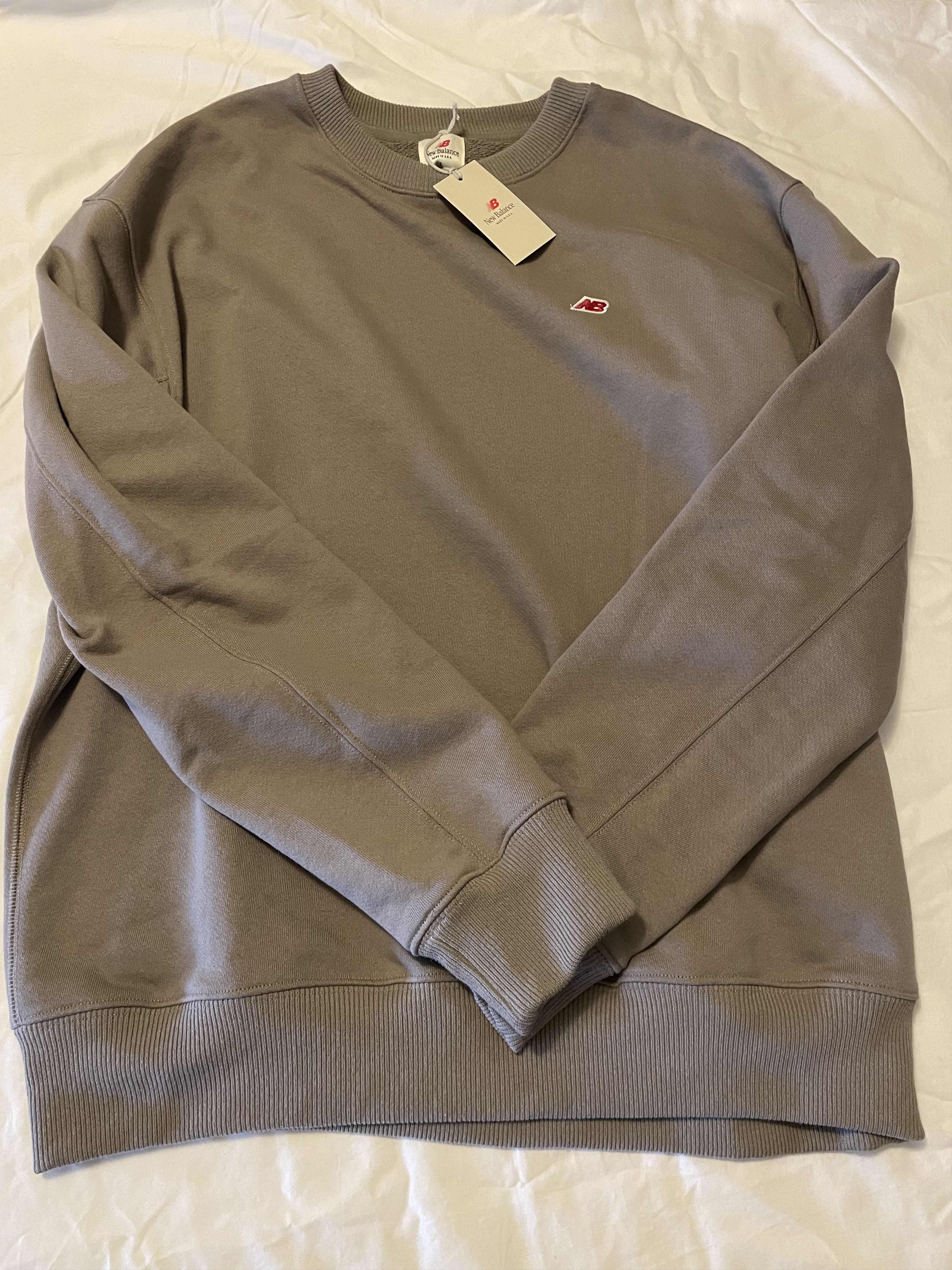 New Balance New Balance Made in USA Sweatshirt - Brown – Large – NWT Size US L / EU 52-54 / 3 - 1 Thumbnail