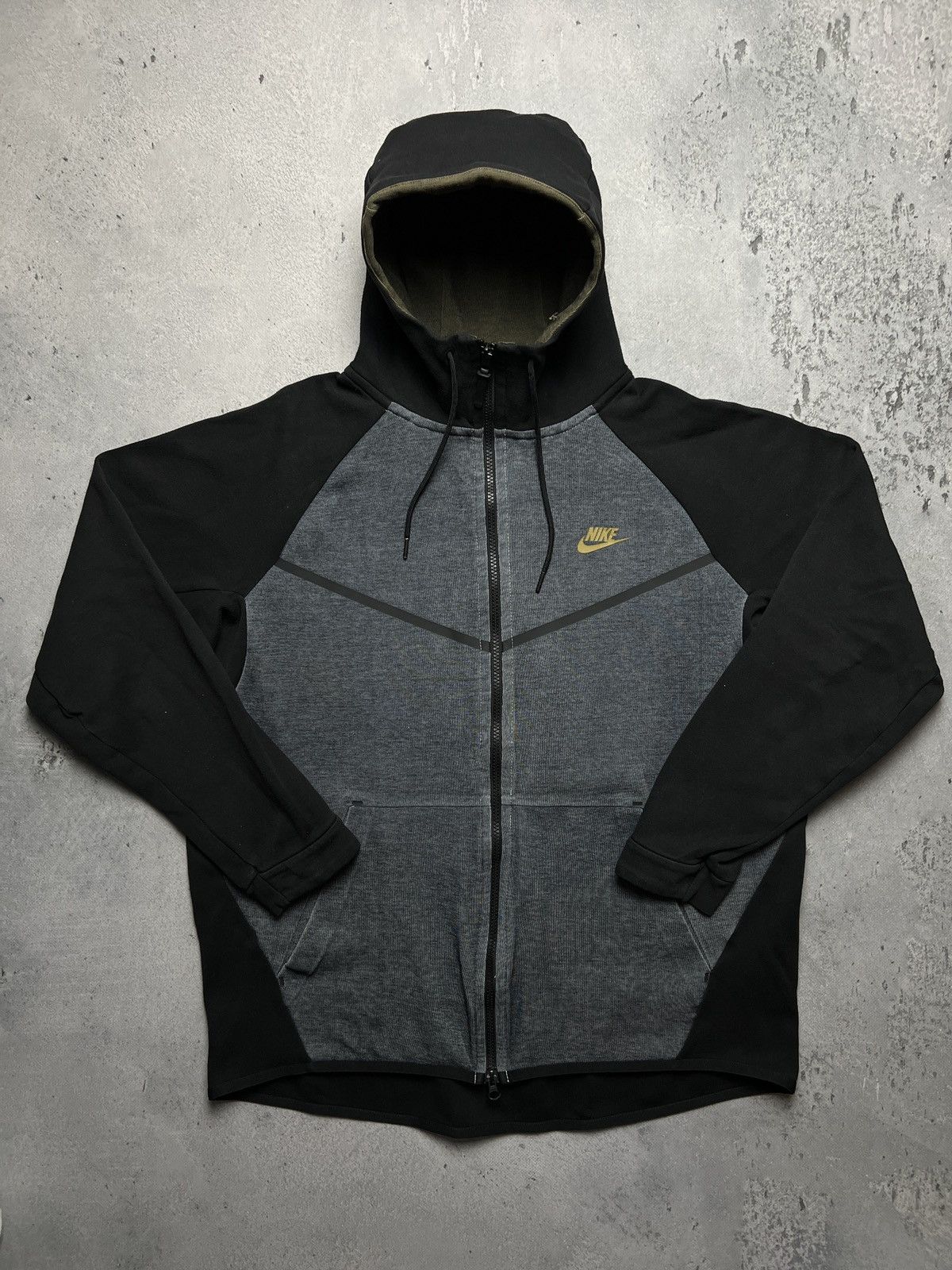 Jordan Brand Zip Up Hoodie Nike Tech Fleece Drill y2k Zipper Size US XL / EU 56 / 4 - 2 Thumbnail