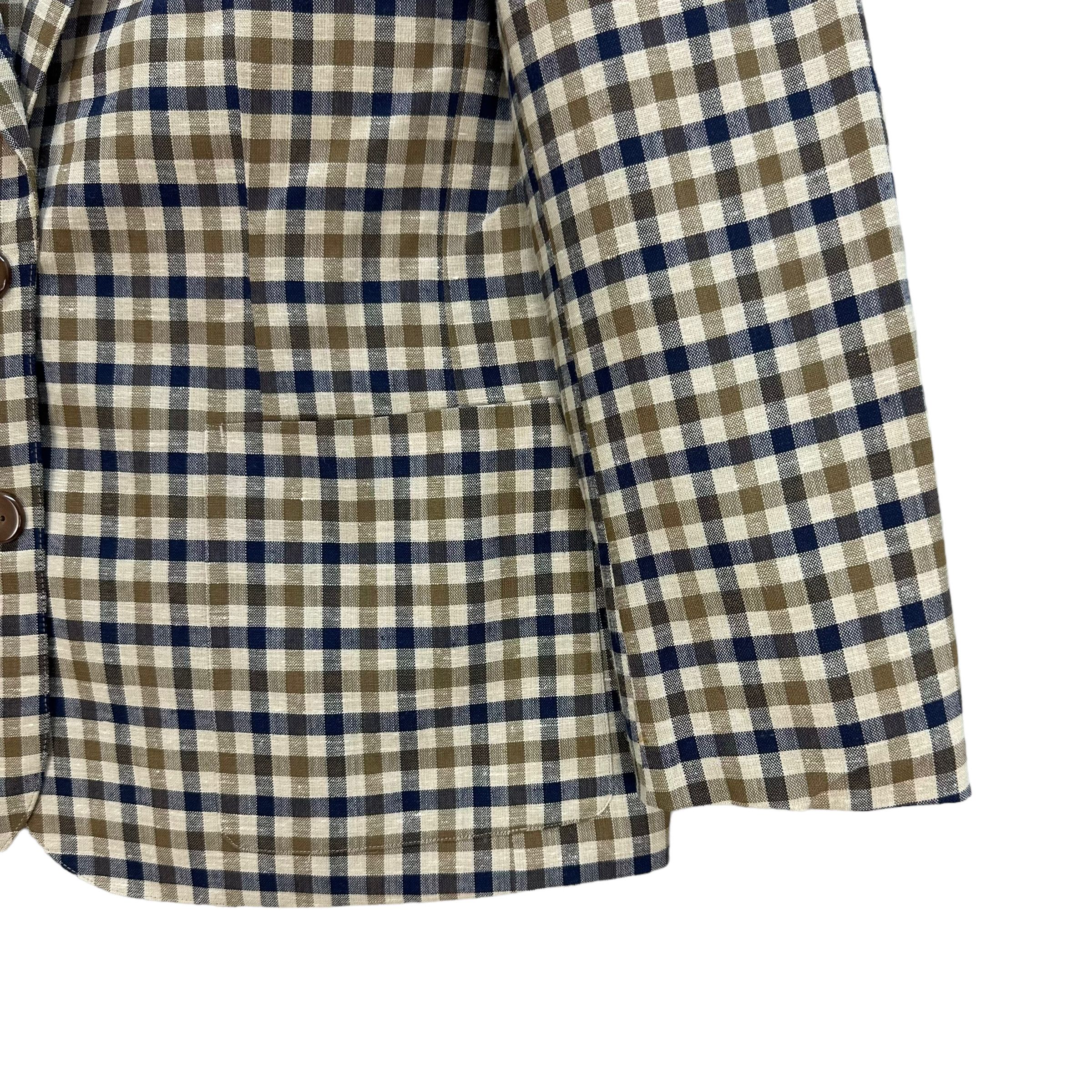 Aquascutum AQUASCUTUM CHECKED SUIT JACKET / BLAZERS #7835-181 Size M / US 6-8 / IT 42-44 - 5 Thumbnail