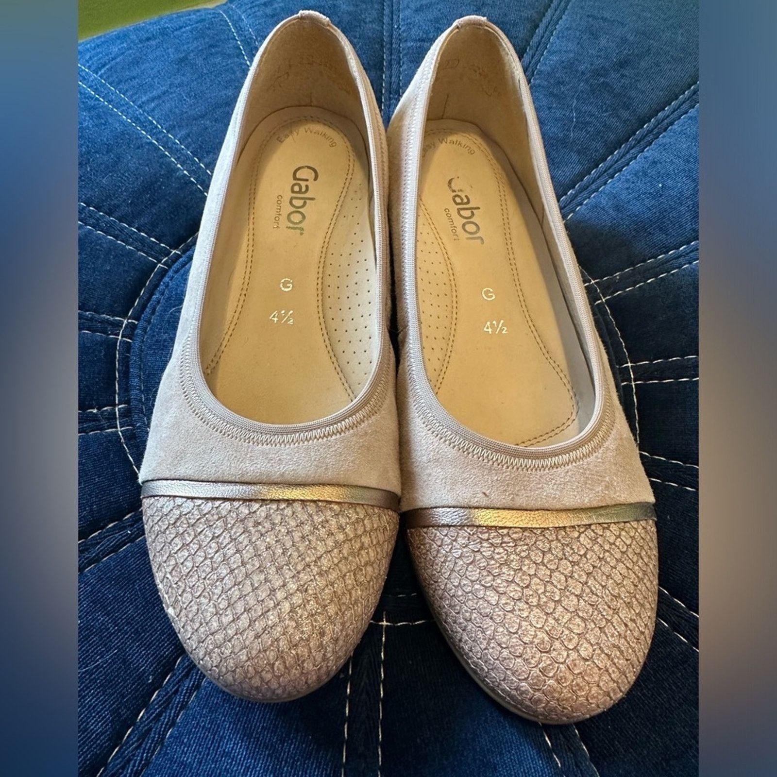 Other Gabor Italian Ballerina Flat Rose Light Pink Size US 7.5 / IT 37.5 - 1 Thumbnail