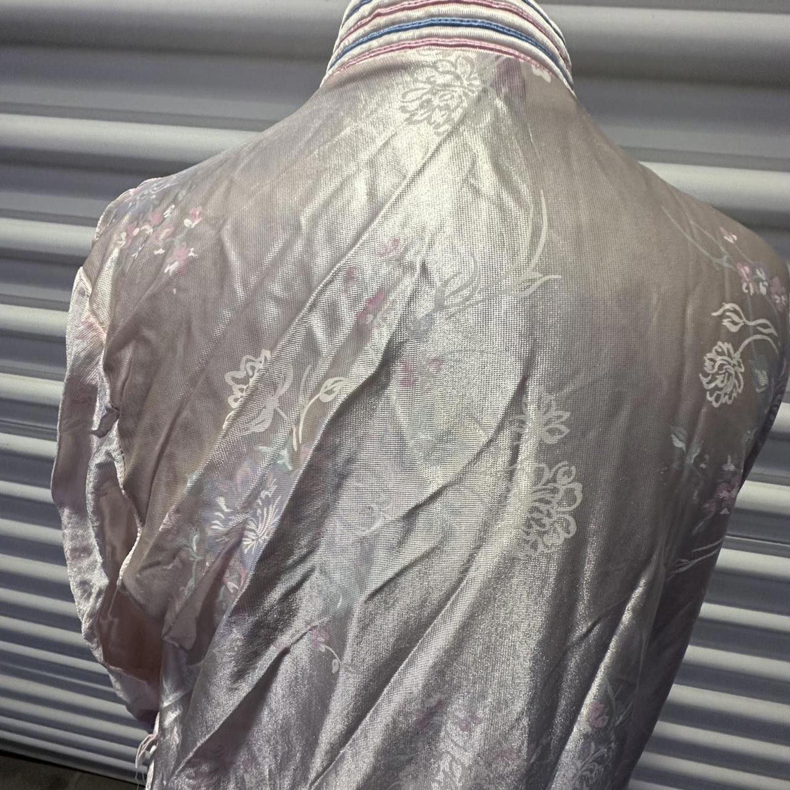 Other Pink and white vintage robe with embroidered details glamour Size ONE SIZE - 4 Thumbnail