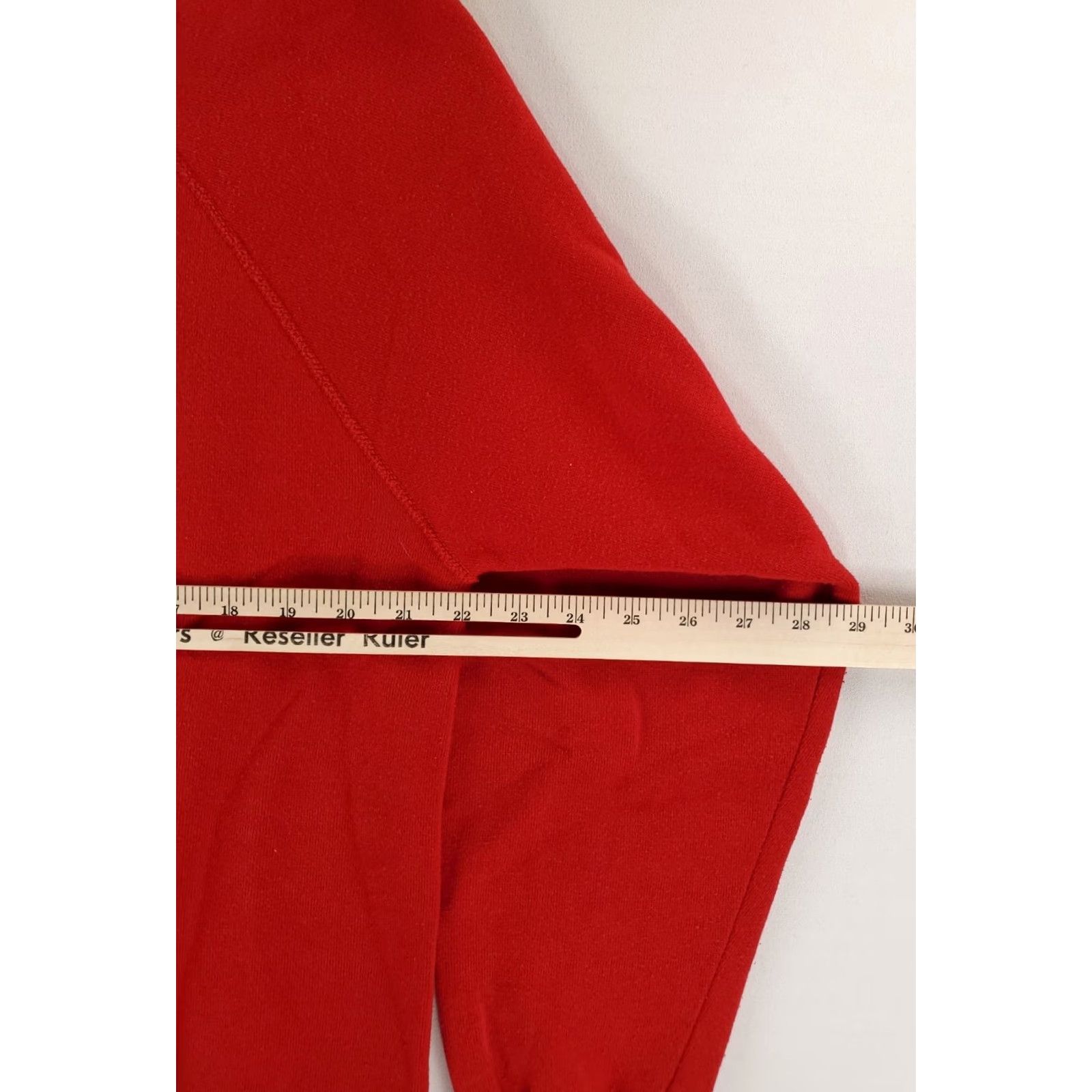 Tultex VINTAGE Disney Mickey Mouse Sweatshirt Tultex Velva Sheen Made USA Mens L Red 90s Pullover Size US L / EU 52-54 / 3 - 7 Thumbnail