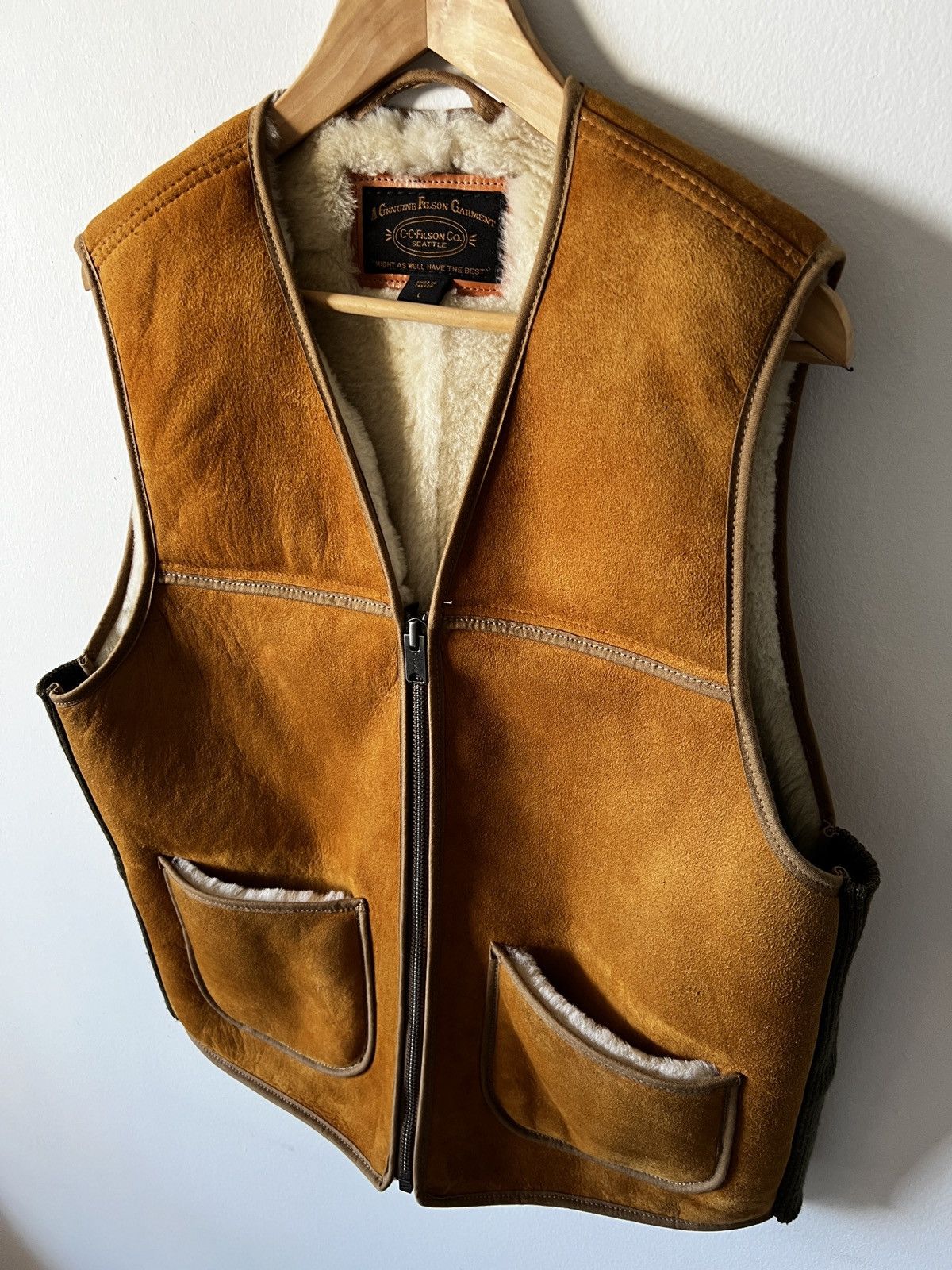 Filson Filson Workshop Shearling Vest Saddle Brown Large Size US L / EU 52-54 / 3 - 4 Thumbnail
