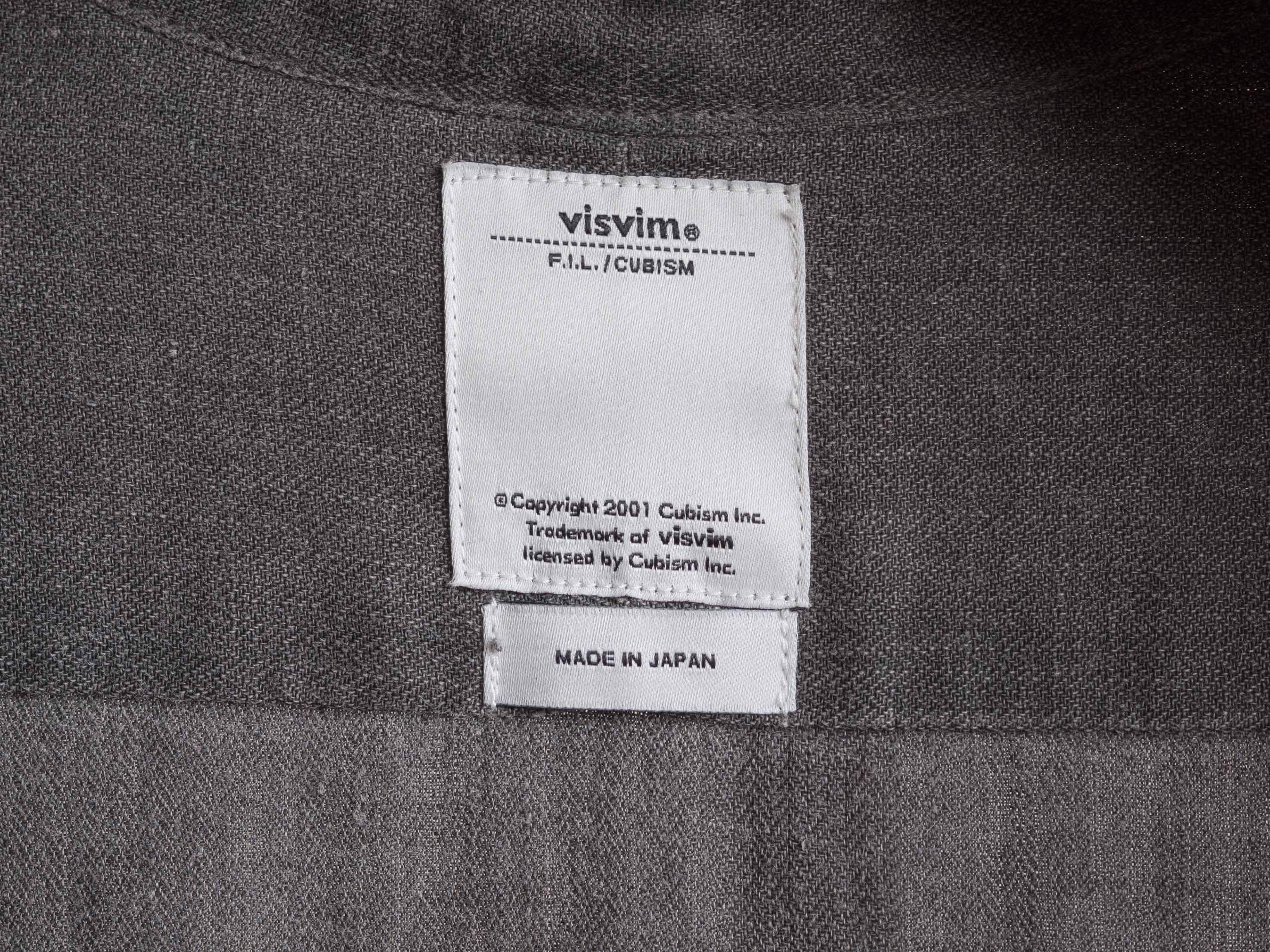 Visvim SS2014 VISVIM LONG RIDER SHIRT HERRINGBONE LINEN Size US M / EU 48-50 / 2 - 10 Thumbnail