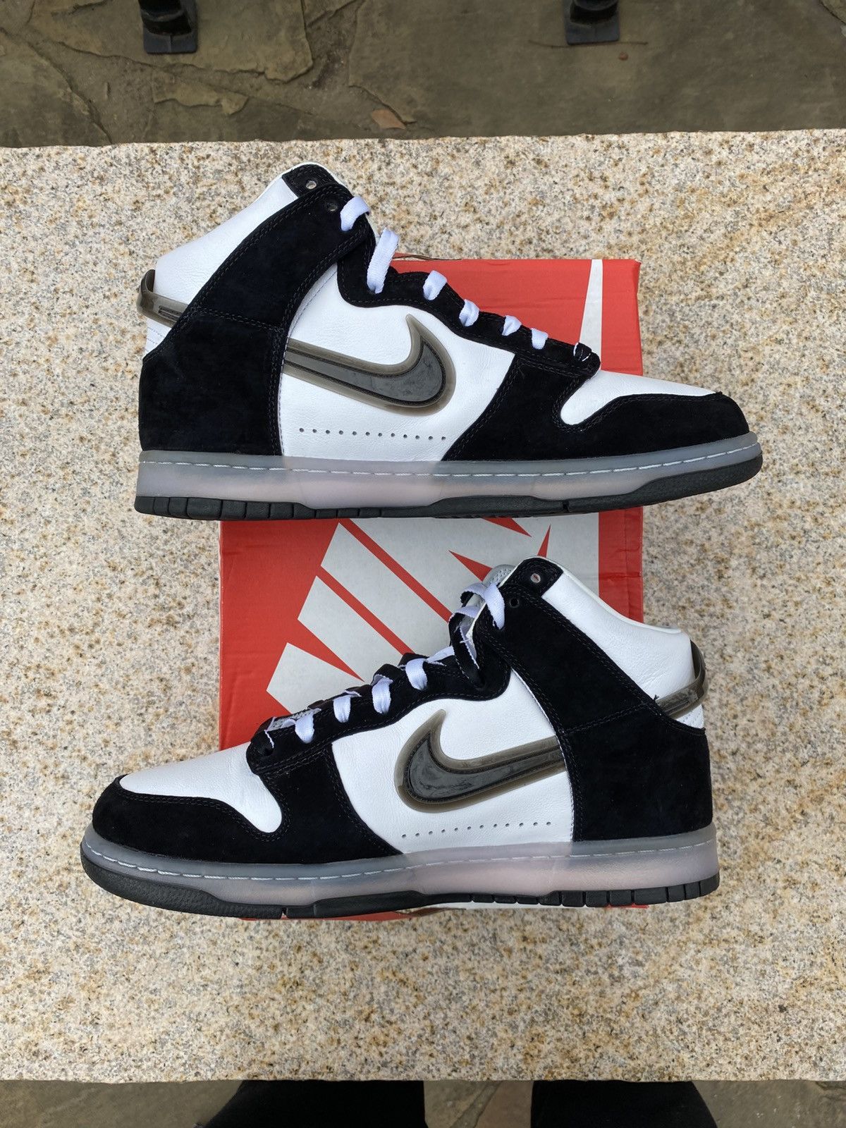 Nike Nike Dunk High Slam Jam White Black DA1639-101 Men Size 11 Size US 11 / EU 44 - 1 Thumbnail