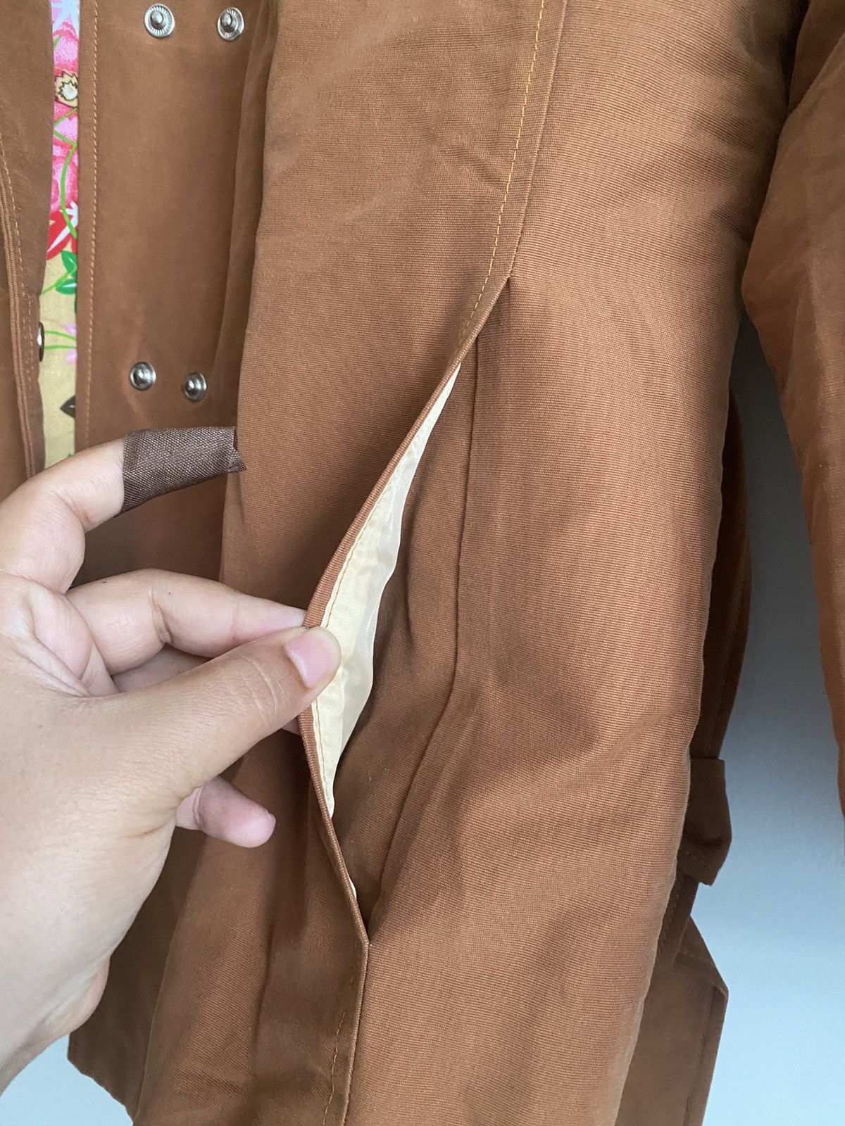 Misty Harbor VINTAGE Misty Harbor Burnt Orange Trench Coat Sz M Size M / US 6-8 / IT 42-44 - 5 Thumbnail