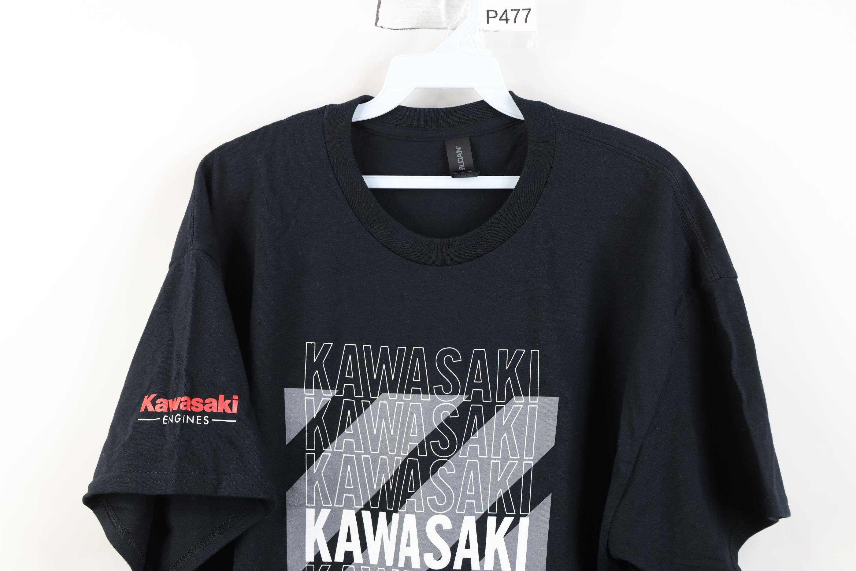 Vintage Y2K Kawasaki Engines Racing Short Sleeve T-Shirt Cotton Size US XL / EU 56 / 4 - 2 Thumbnail