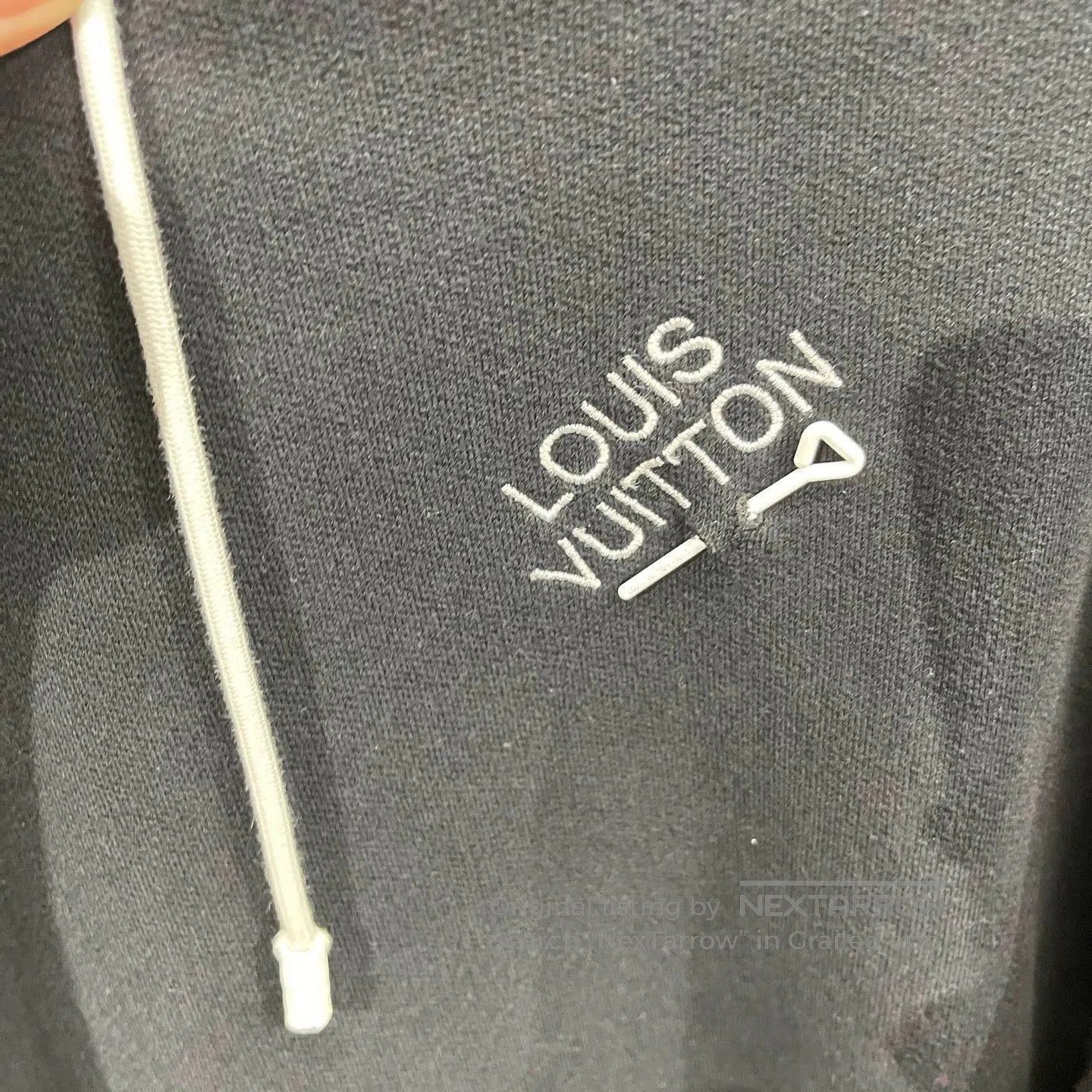 Louis Vuitton Black Hoodie with Drawstrings and Front Pocket. Size US S / EU 44-46 / 1 - 4 Thumbnail