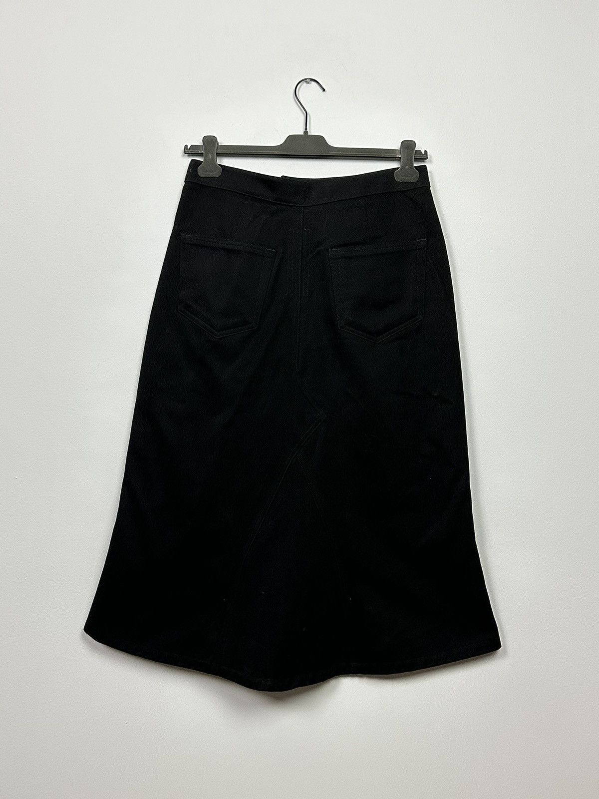 Rick Owens FW22 ‘STROBE’ Cotton Flannel Godet Skirt Size US 32 / EU 48 - 5 Thumbnail