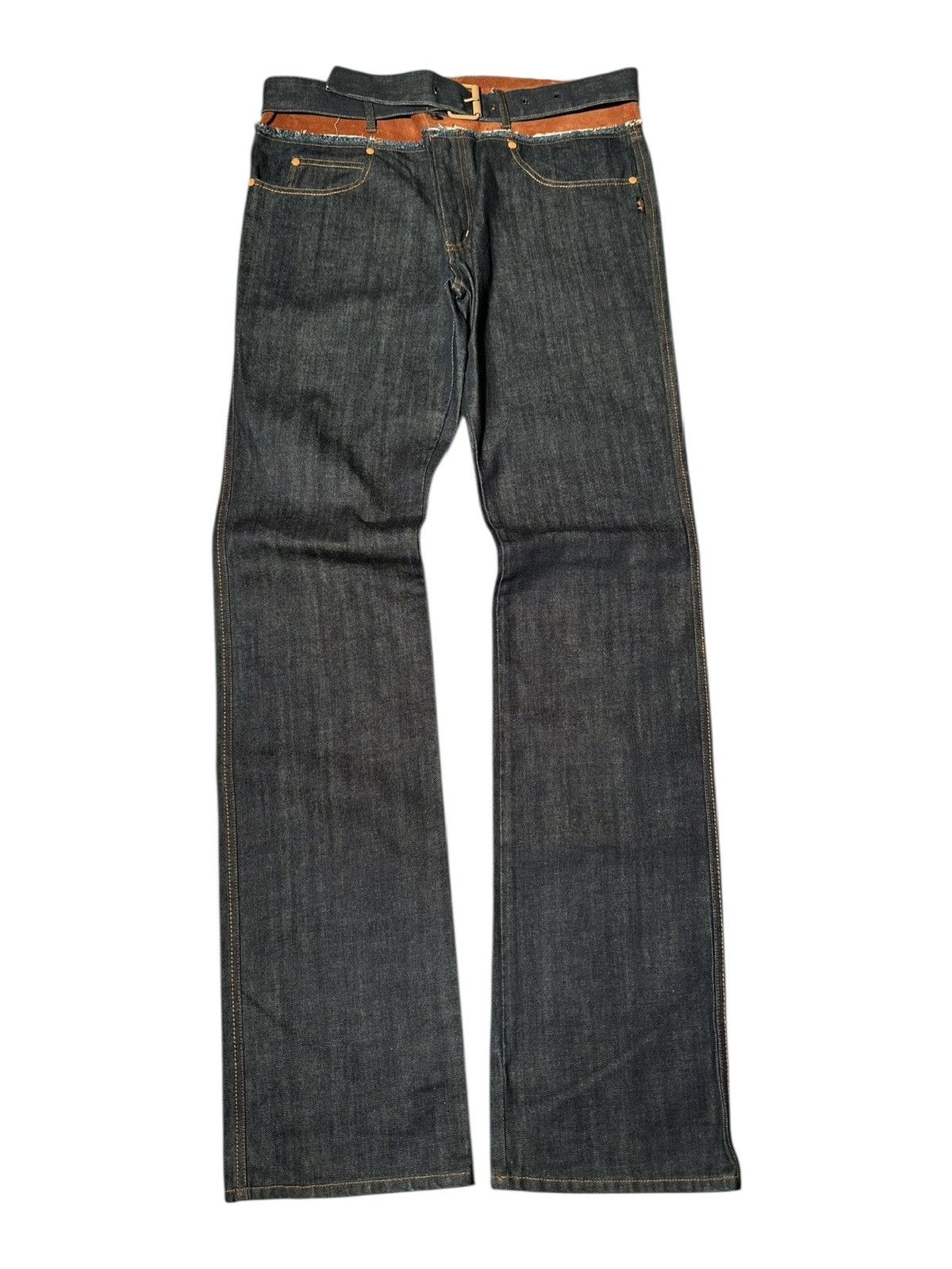 Jean Paul Gaultier Jean Paul Gaultier JPG Jean’s Belted Denim 1998 2003 Size US 36 / EU 52 - 1 Thumbnail