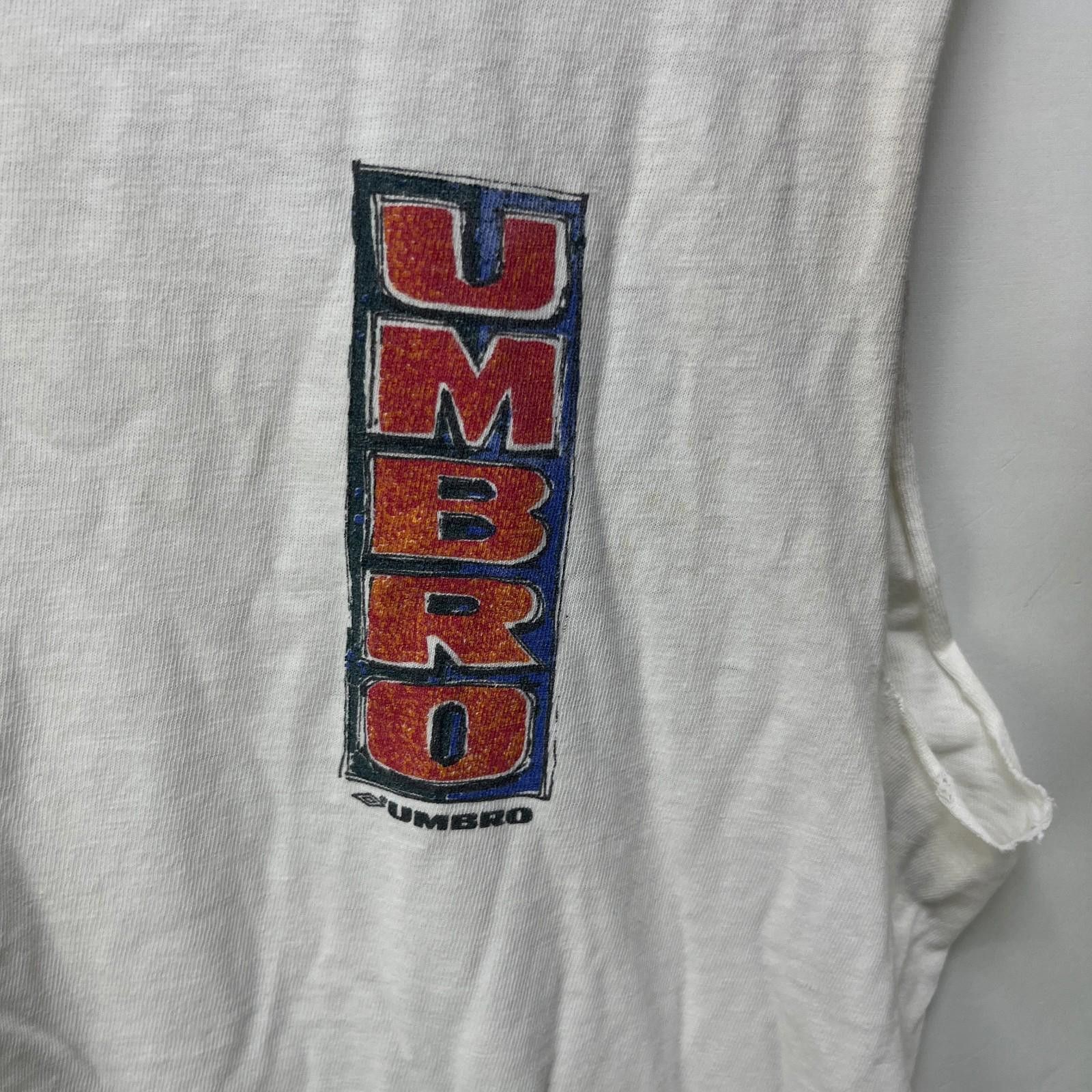 Umbro Vintage 90s Ombro Sleeveless Shirt Made in USA Large Size US L / EU 52-54 / 3 - 6 Thumbnail