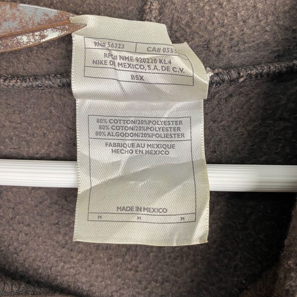Designer × Nike × Vintage Vintage Nike Hoodie Embroidered Brown Pullover Jumper Size M Size US M / EU 48-50 / 2 - 8 Thumbnail