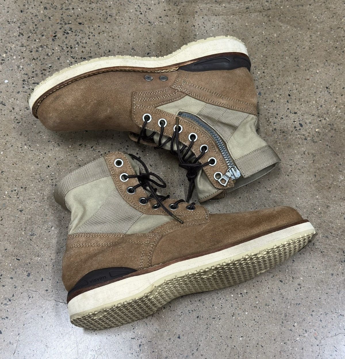 Visvim Visvim 7Hole 73 Folk camel us9 Size US 9 / EU 42 - 2 Thumbnail