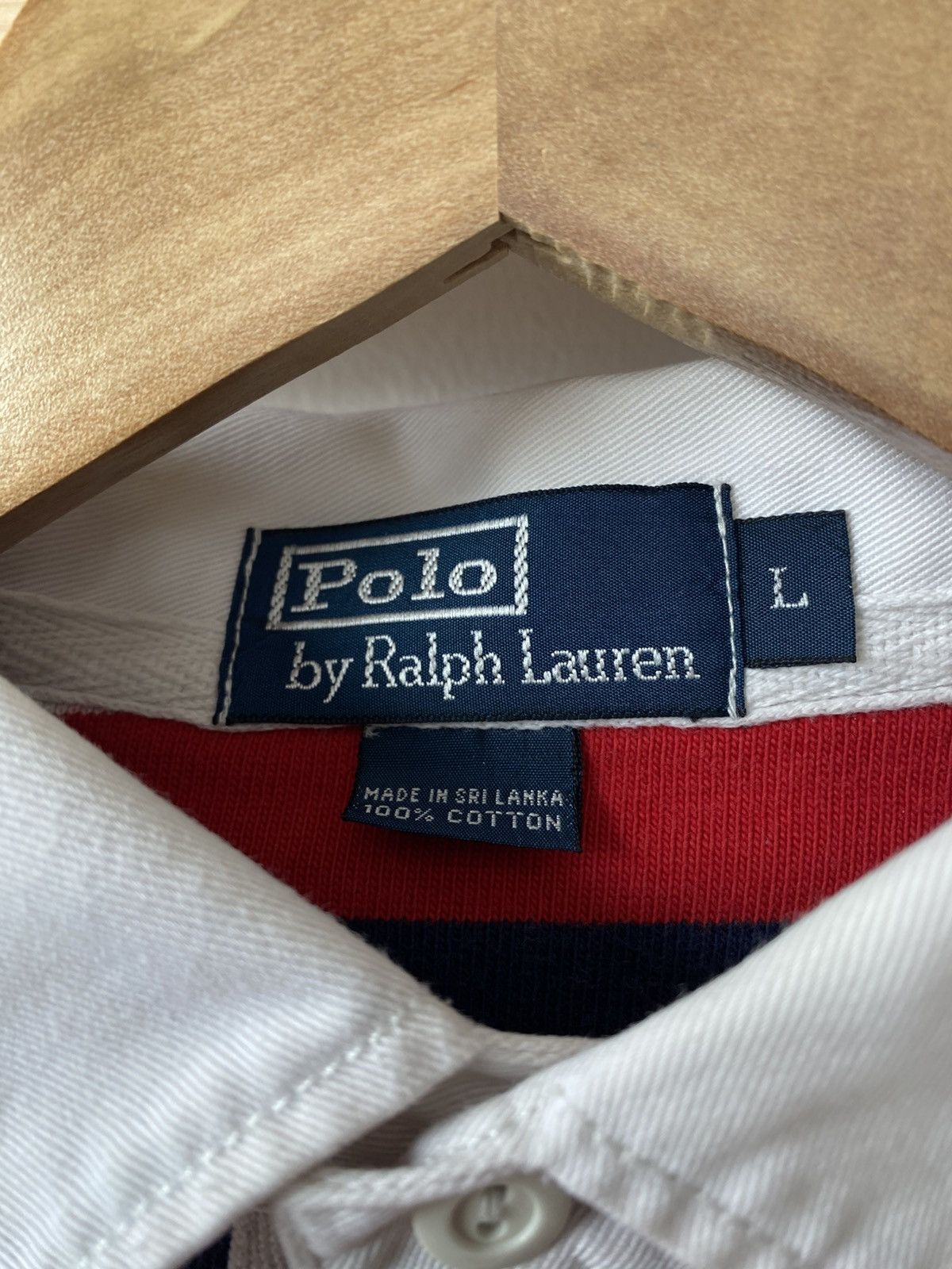 Polo Ralph Lauren Vintage 00’s Polo Ralph Lauren Stripe Rugby Shirt✨ Size US L / EU 52-54 / 3 - 6 Thumbnail