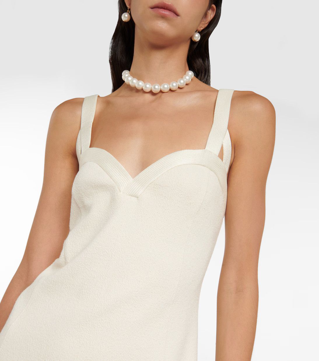 Jil Sander o1y0925 Maxi Dress in Ivory Size XS / US 0-2 / IT 36-38 - 4 Thumbnail