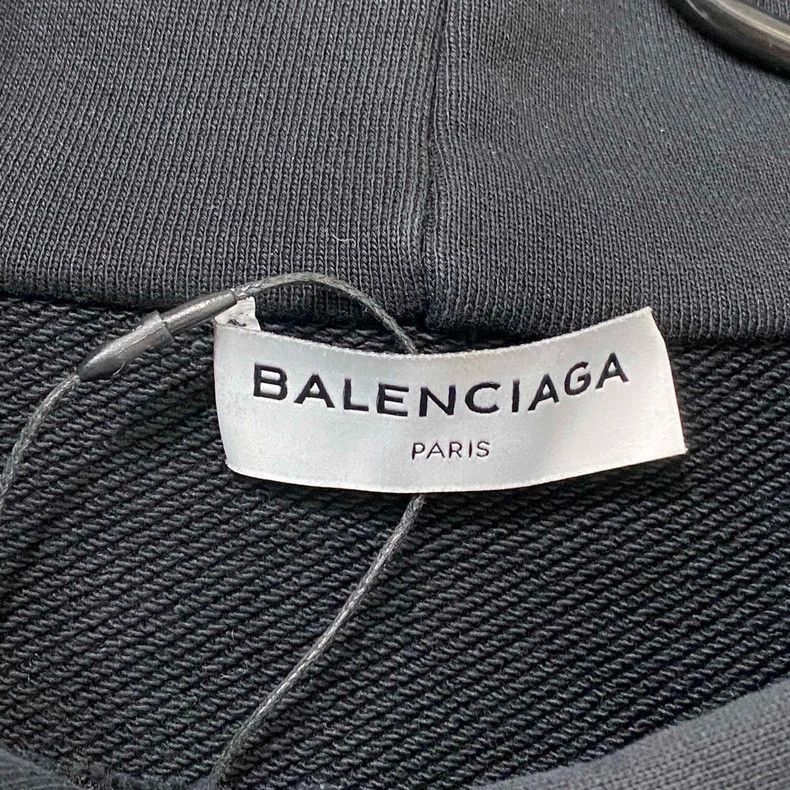 Balenciaga Balenciaga Black Hoodie with Pink Logo-2505 Size US S / EU 44-46 / 1 - 4 Thumbnail