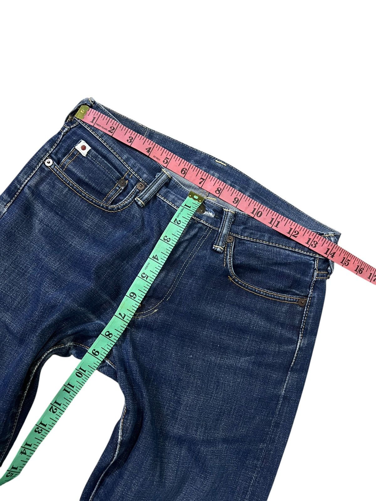 45rpm × If Six Was Nine × Le Grande Bleu (L.G.B.) Vintage 90’s Style 45rpm Distress Jeans Very Rare Size US 28 / EU 44 - 17 Thumbnail