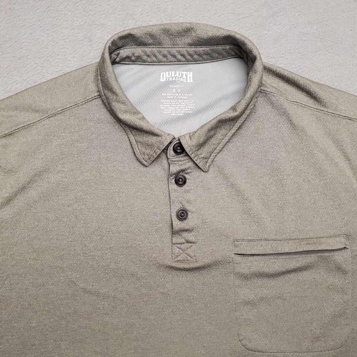 Vintage Duluth Trading Co Shirt Men 2X Green Polo Short Sleeve Performance Stretch Blend Polo Shirt Green 2XL Mens Size US XXL / EU 58 / 5 - 2 Thumbnail