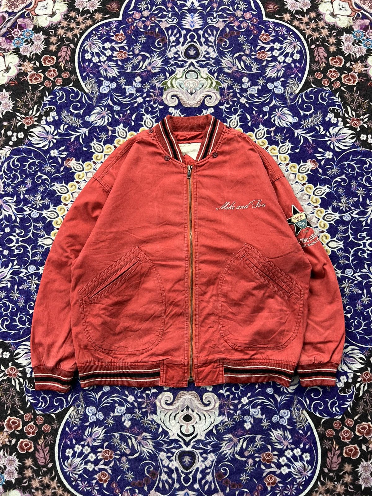 Other Michel Bachoz Paris Forest Ranger Flying Corps Bomber Jacket Size US L / EU 52-54 / 3 - 2 Thumbnail