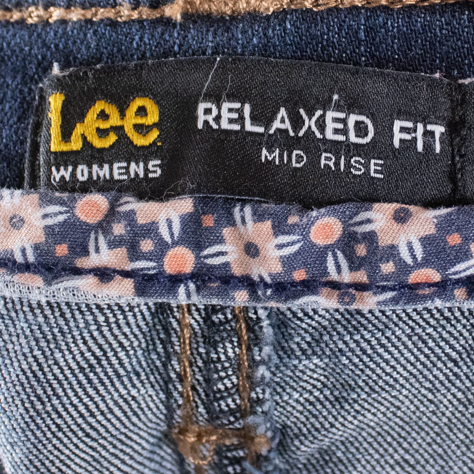 Lee Lee Indigo Baggy Relax Fit Jean Denim Jorts Y2K Style Shorts Size US 38 / EU 54 - 4 Thumbnail