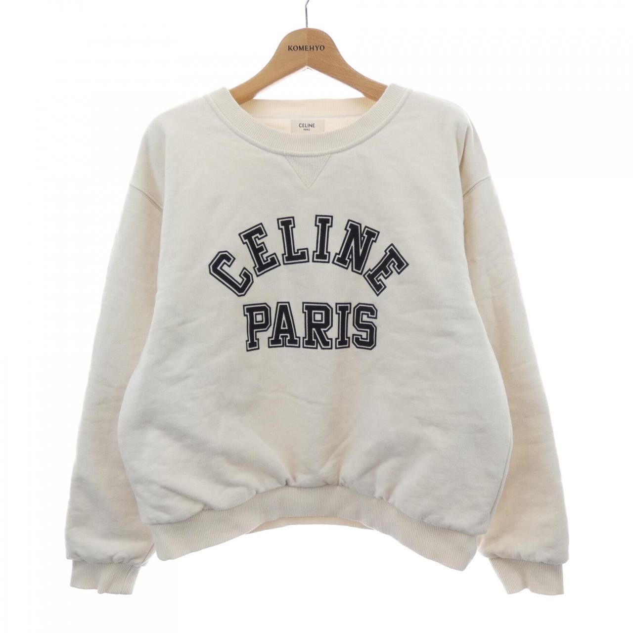 Celine Celine CELINE Cotton Sweatshirt Textile Sweatshirts & Hoodies 2Y01A670Q DUTY FREE for USA Size ONE SIZE - 1 Thumbnail