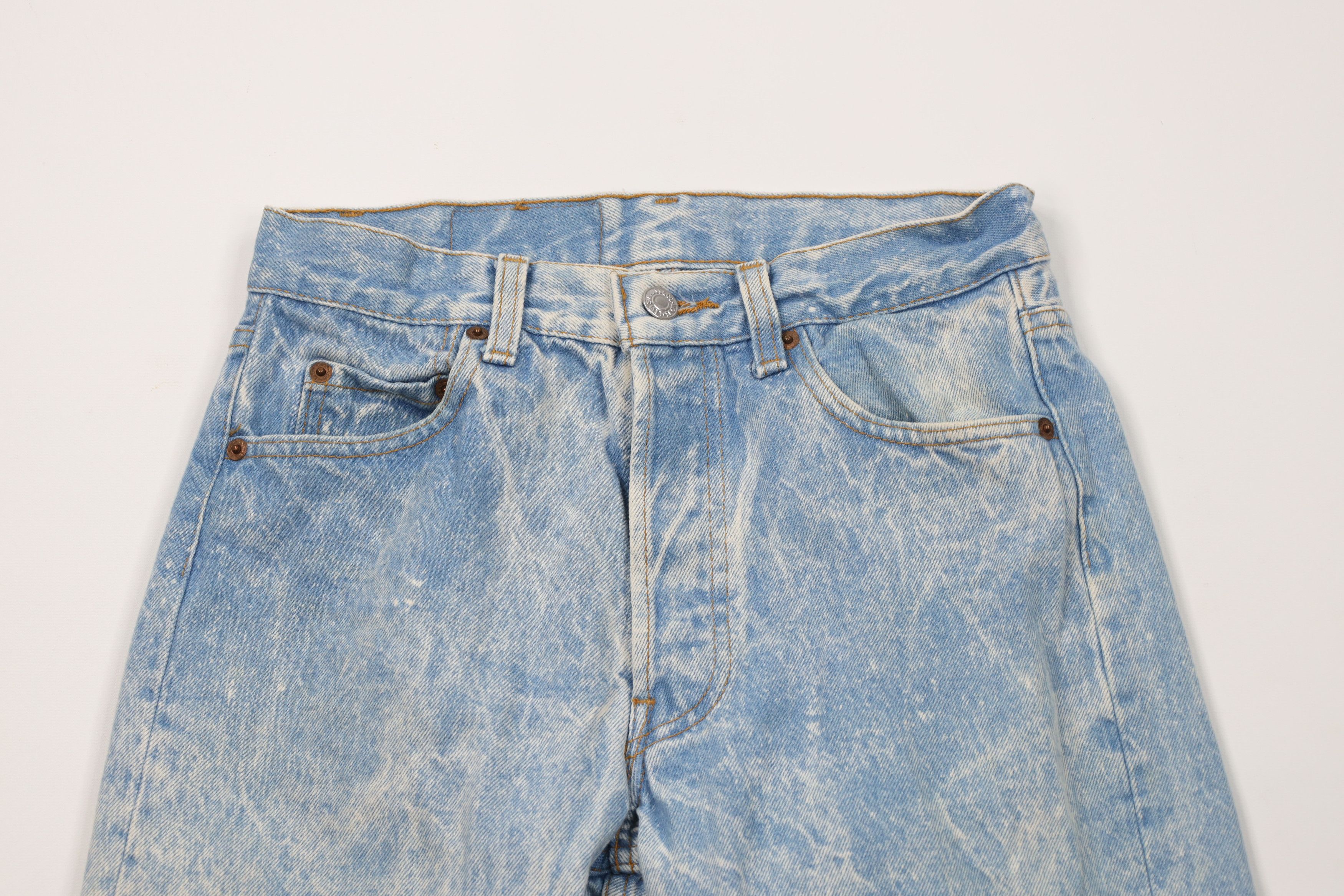 Levi's Vintage 80s Levis 501xx Button Fly Original Jeans Blue USA Size US 28 / EU 44 - 2 Thumbnail