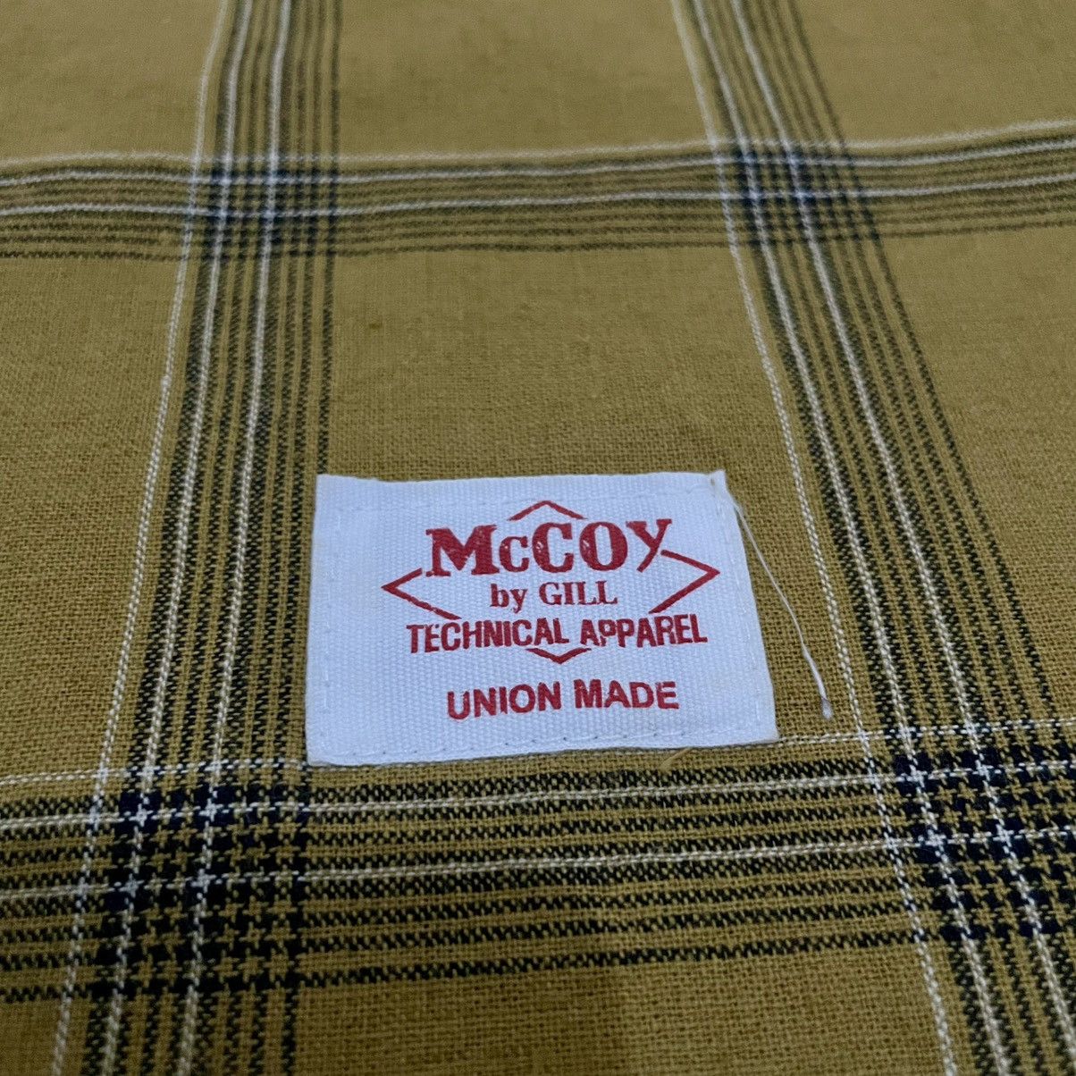 Japanese Brand The Real McCoy by Gili Union Button Up Shirt Plaid Mustard Size US L / EU 52-54 / 3 - 10 Thumbnail