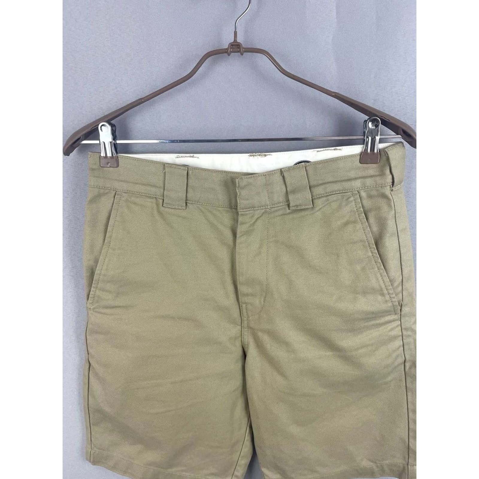 Dickies Dickies Mens Chino Shorts Size XS Tan Belt Loop Fly Button Outdoor Beach Size US 27 - 4 Thumbnail