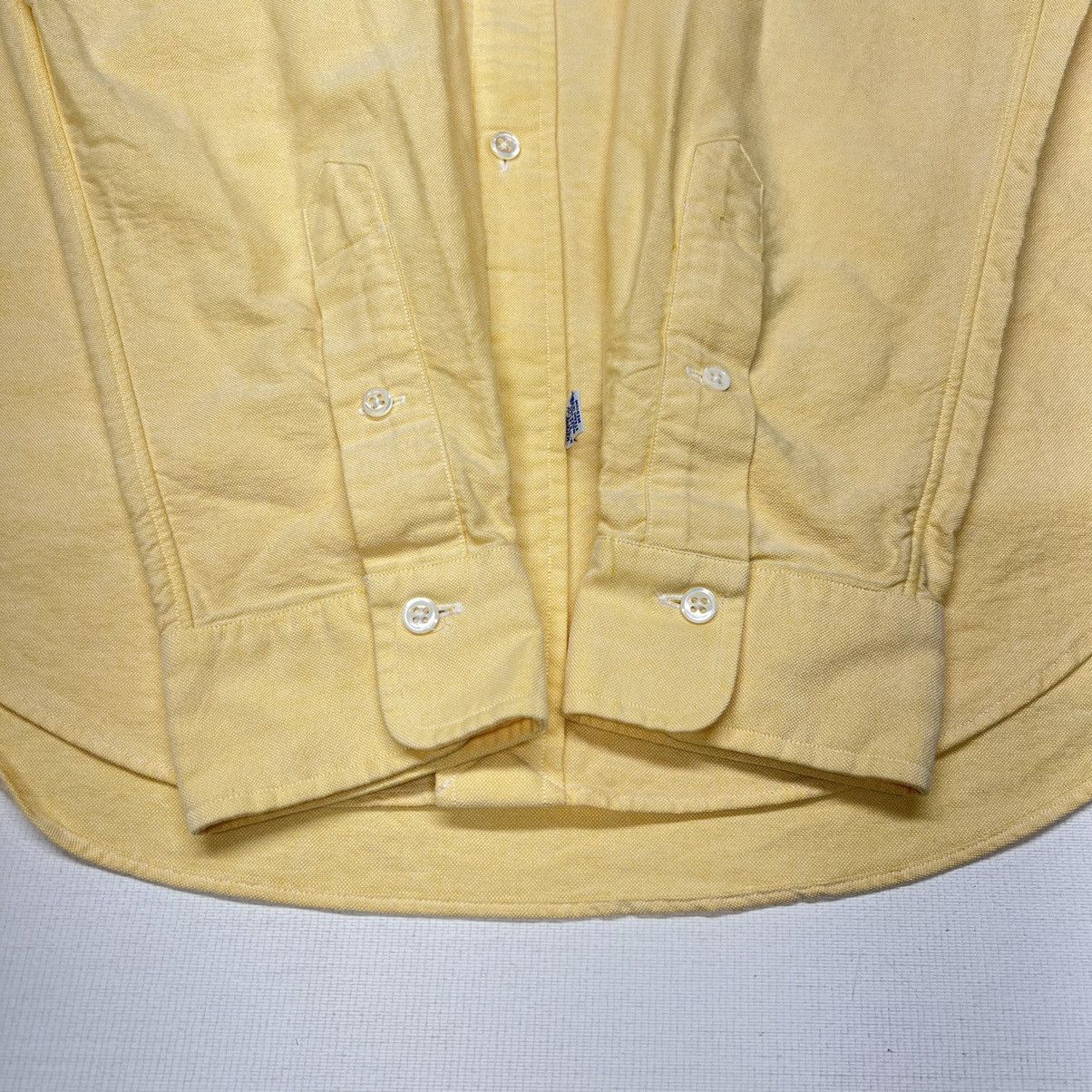 Polo Ralph Lauren Polo Ralph Lauren Button Down Shirt 16-33 Yellow Logo Oxford Size US M / EU 48-50 / 2 - 7 Thumbnail