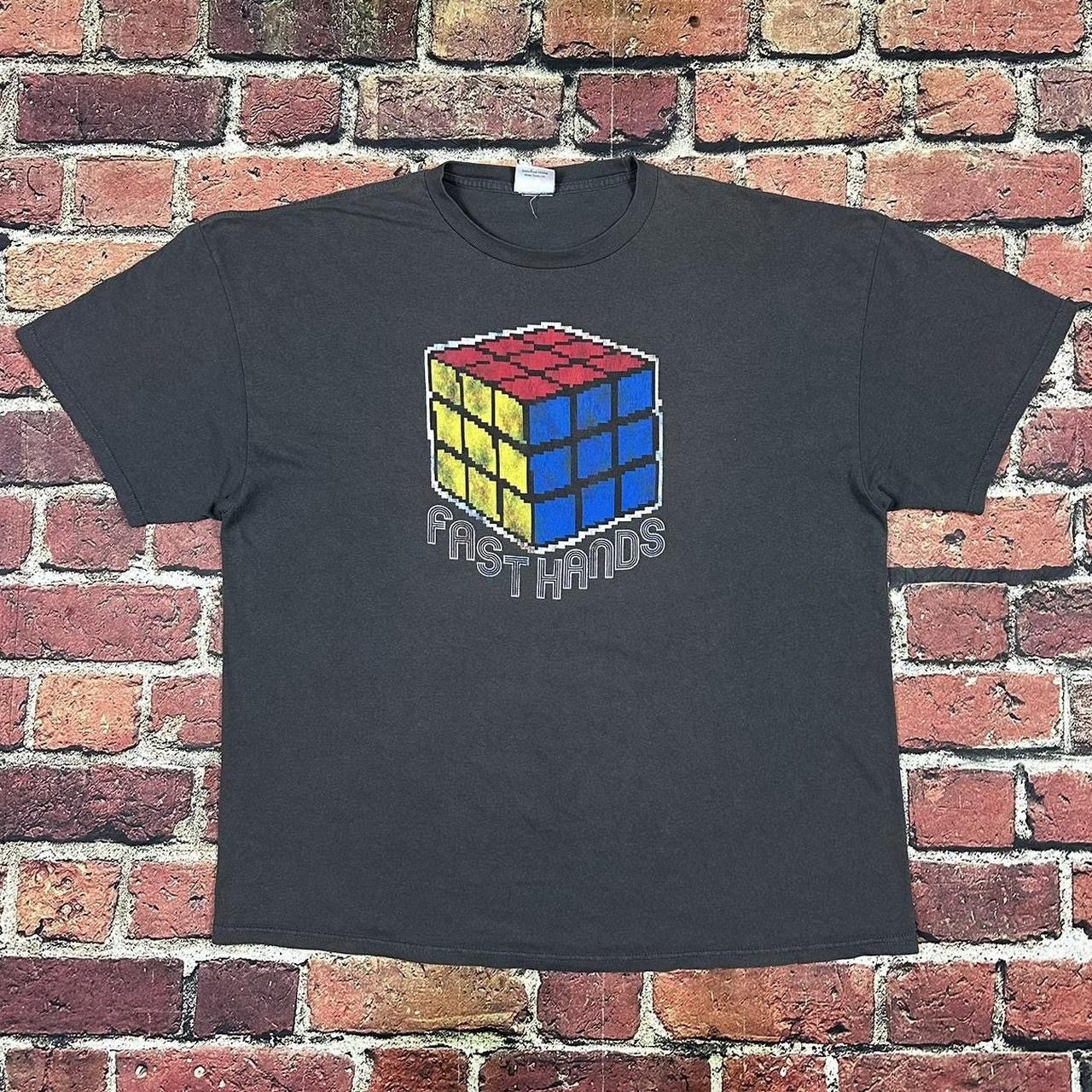 Other Vintage Rubiks Cube Puzzle Graphic Tee Fast Hands 2006 Size US XXL / EU 58 / 5 - 1 Thumbnail