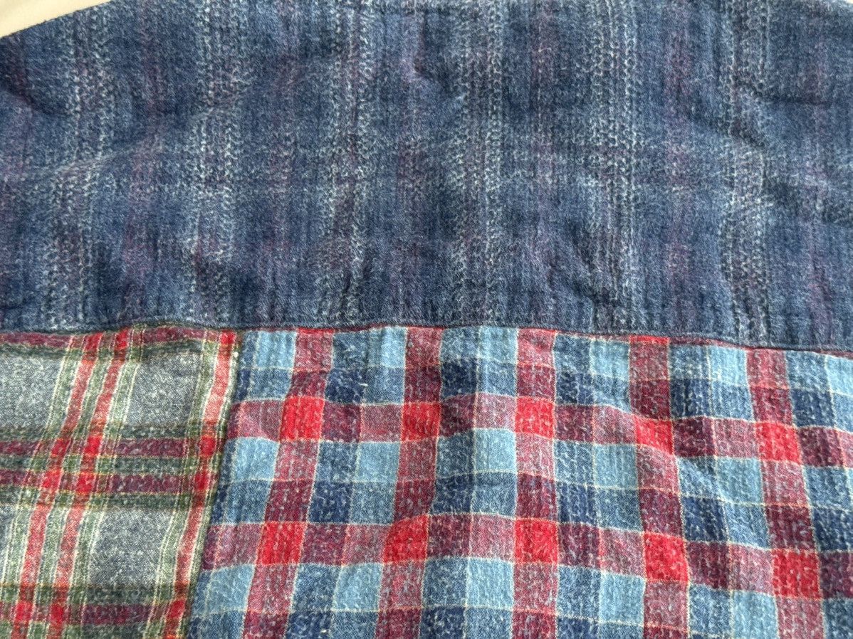 Issey Miyake Ne-net LS Limited Edition Multi-Color Flannel Poncho Size US XXL / EU 58 / 5 - 20 Thumbnail