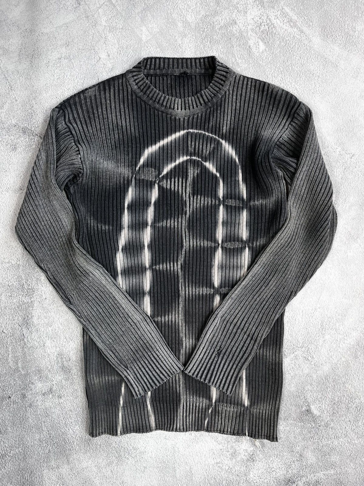 Vintage Vintage Y2K tie dye ribbed 00s style sweater size XL Size US XL / EU 56 / 4 - 2 Thumbnail