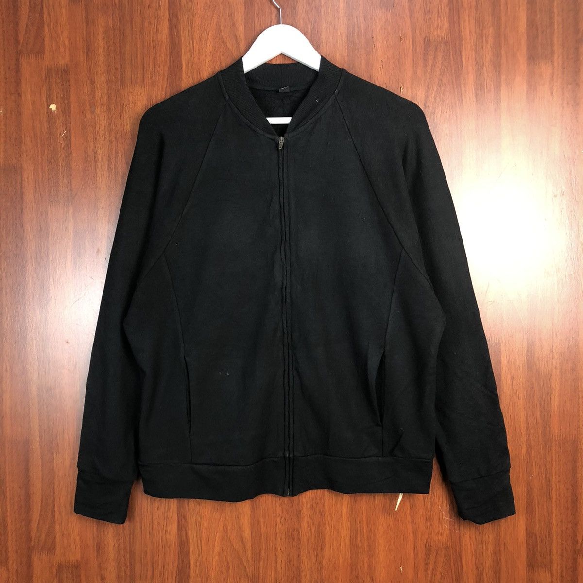 Uniqlo × Vintage Uniqlo Black Zipper Jacket #7550 Size US L / EU 52-54 / 3 - 1 Thumbnail