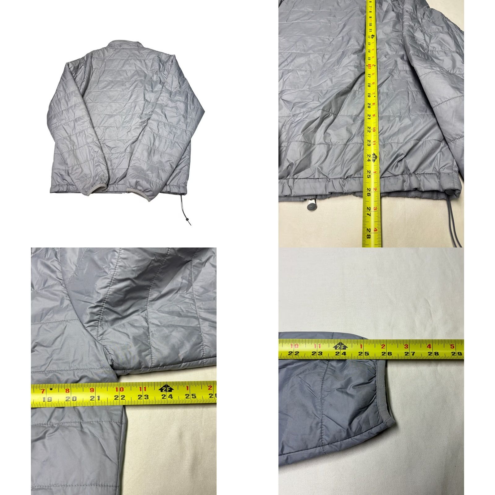 Peter Millar Peter Millar Mens Grey Quilted Puffer Jacket Camo Lining Full Zip Size Medium Size US M / EU 48-50 / 2 - 8 Thumbnail