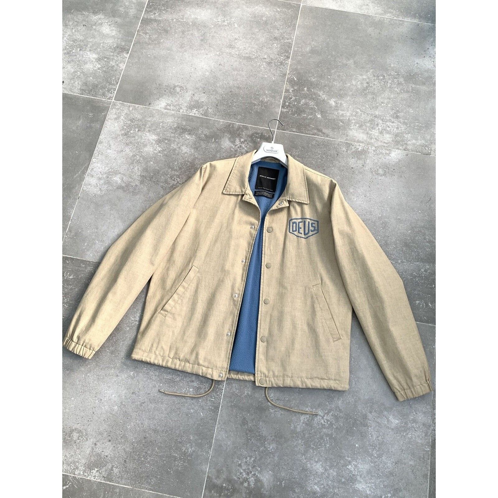 Men's DEUS EX MACHINA Chore Coach Biker Jacket Coat L EU 52