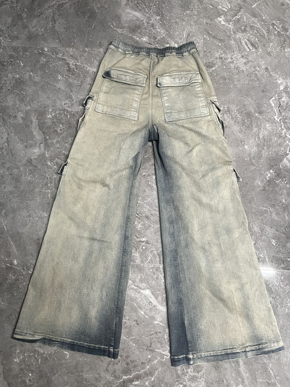 Rick Owens Drkshdw NEW | FW24 PORTERVILLE DOUBLE CARGO JUMBO BELAS SKY Size US 32 / EU 48 - 3 Thumbnail
