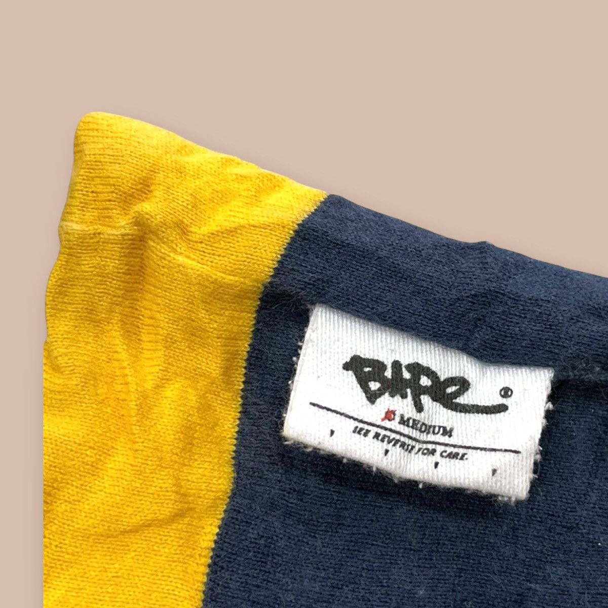 Bape A Bathing Ape Striped Reversible L/S Tees Size US M / EU 48-50 / 2 - 12 Thumbnail