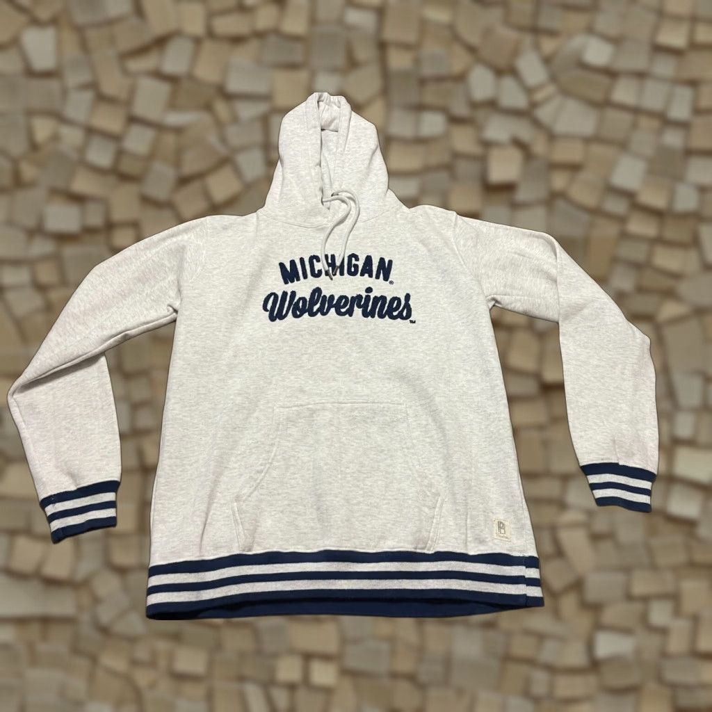 Vintage Royce Apparel Hoodie Womens XL Michigan Wolverines Pullover Drawstring White Casual Size XL / US 12-14 / IT 48-50 - 1 Thumbnail